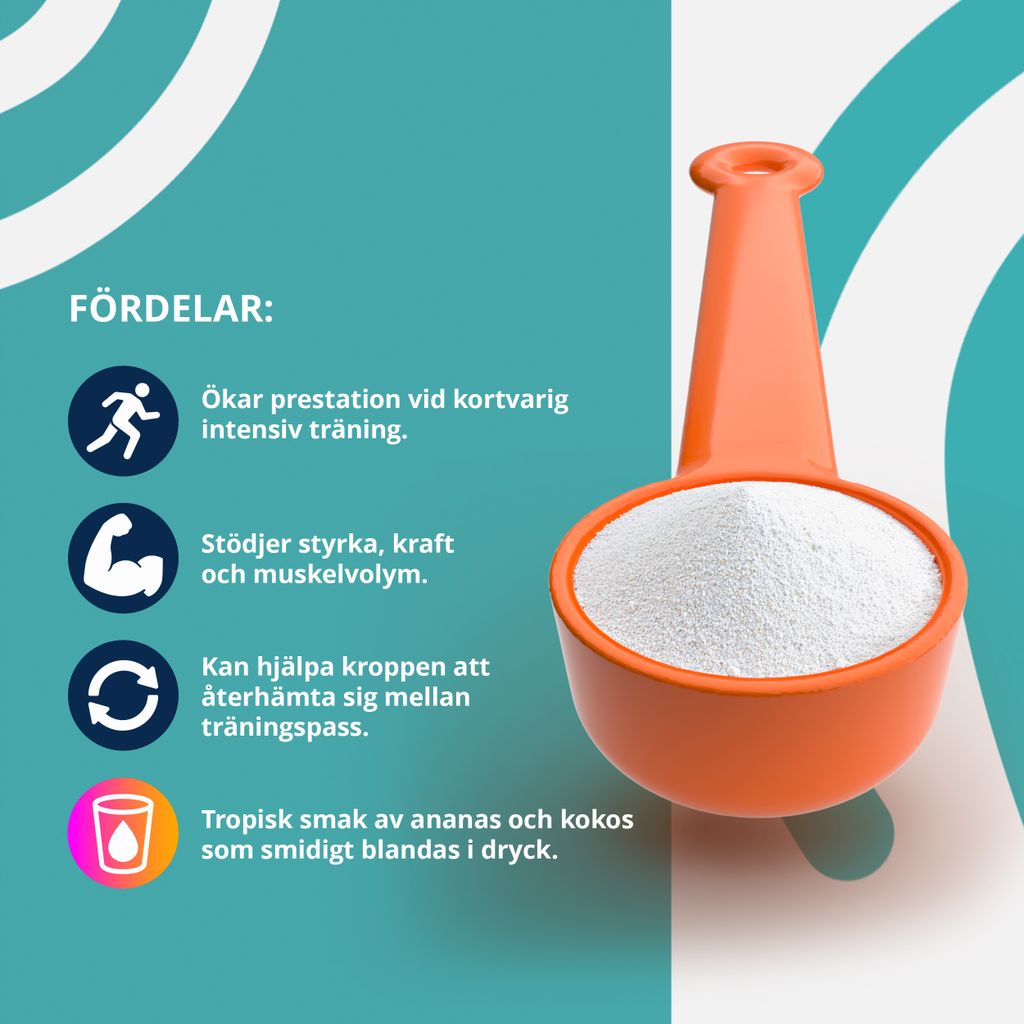 Topformula | Creatine Monohydrate | Pina Colada - 400g