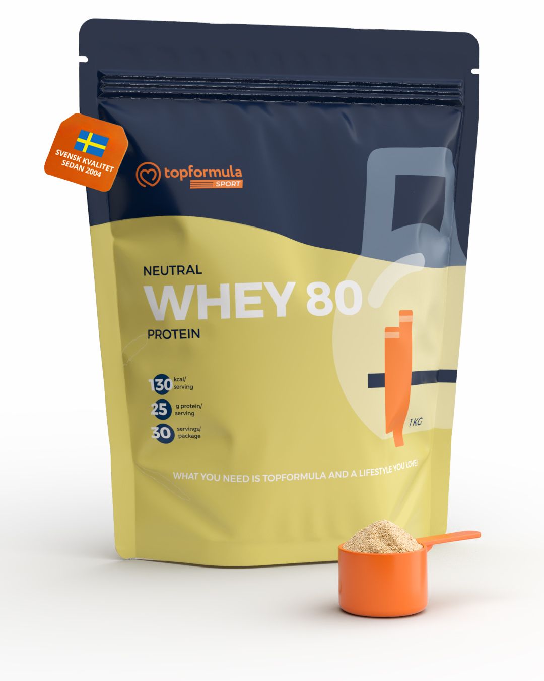 Topformula Sport | Whey 80% Protein Neutral - 1000g