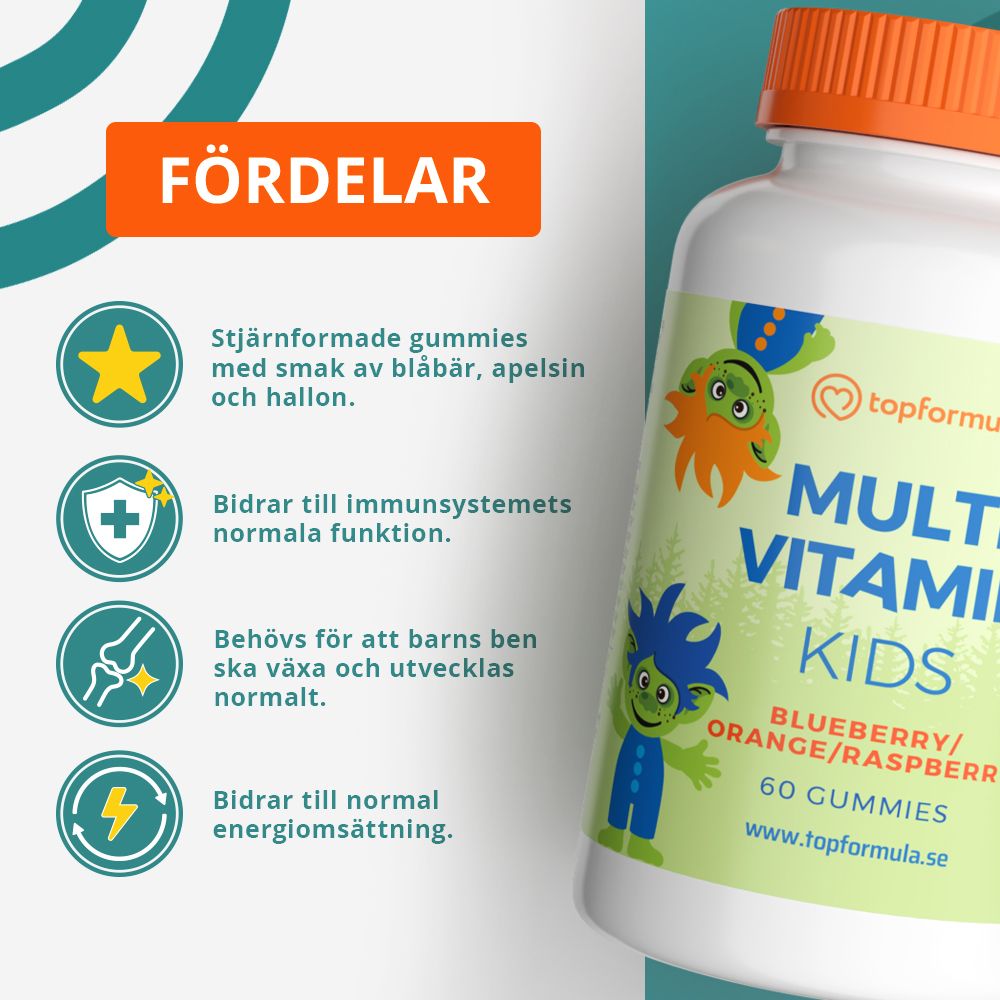 Topformula Kids | Multivitamin Gummies | 60 st
