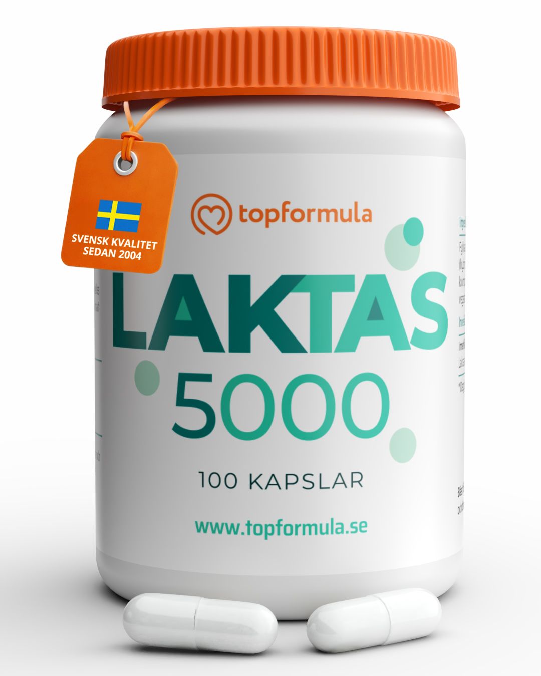 Topformula | Laktas 5000 FCC | 100 kapslar