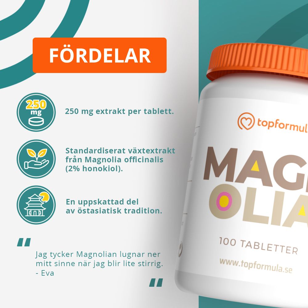 Topformula | Magnolia | 100 tabletter