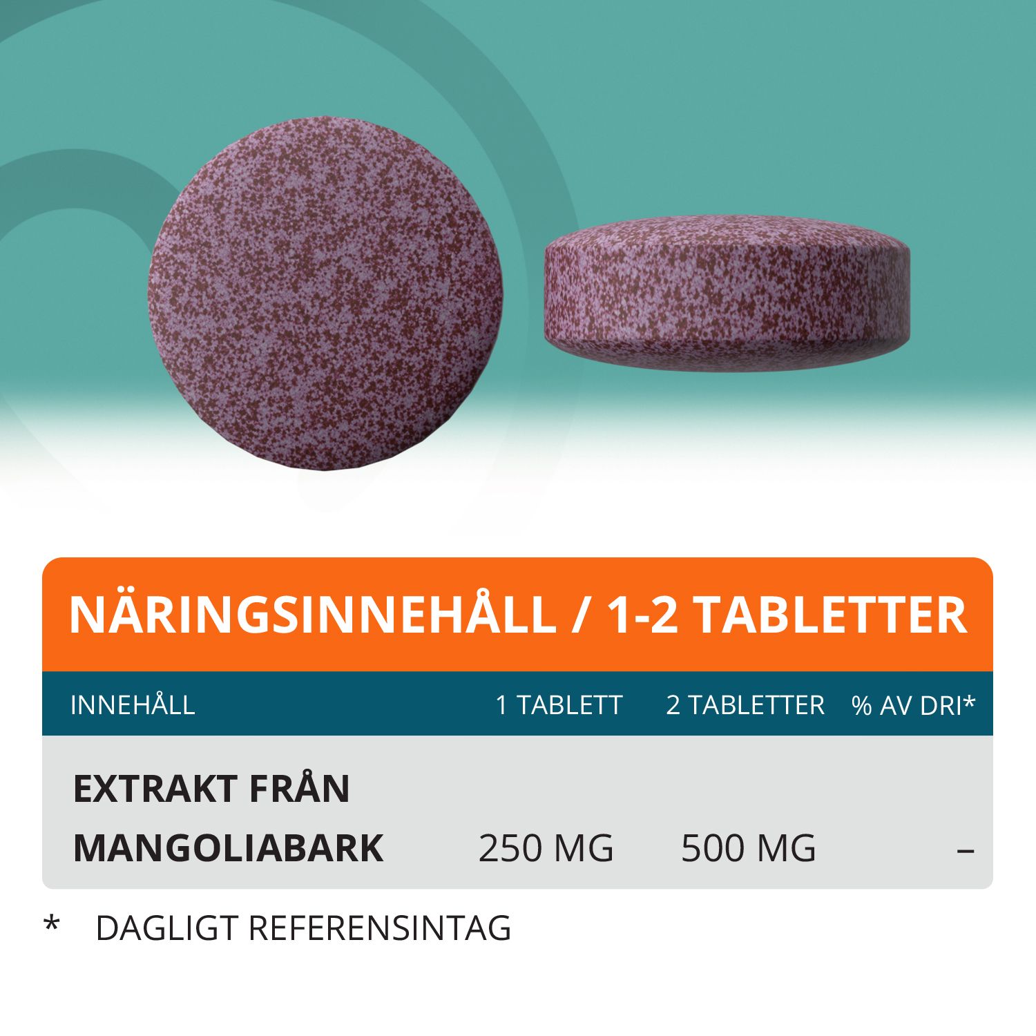 Topformula | Magnolia | 100 tabletter