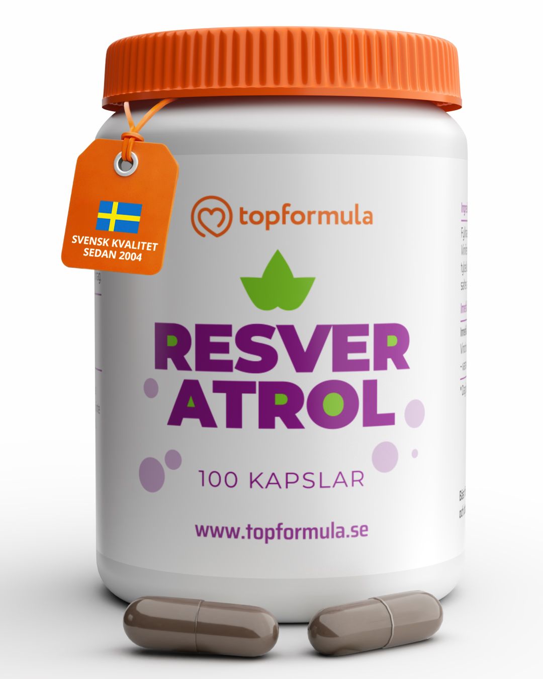 Topformula | Resveratrol | 100 kapslar