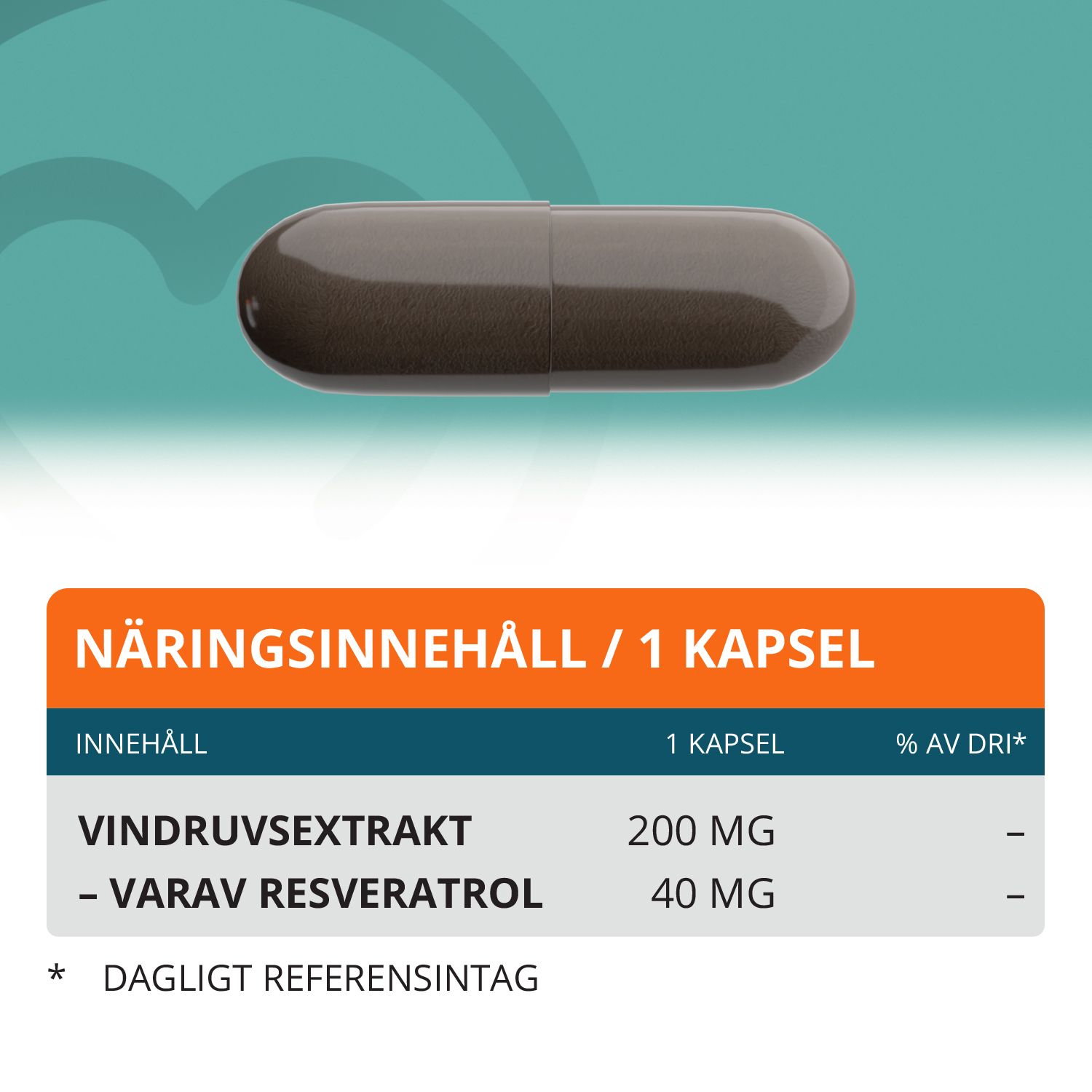 Topformula | Resveratrol | 100 kapslar