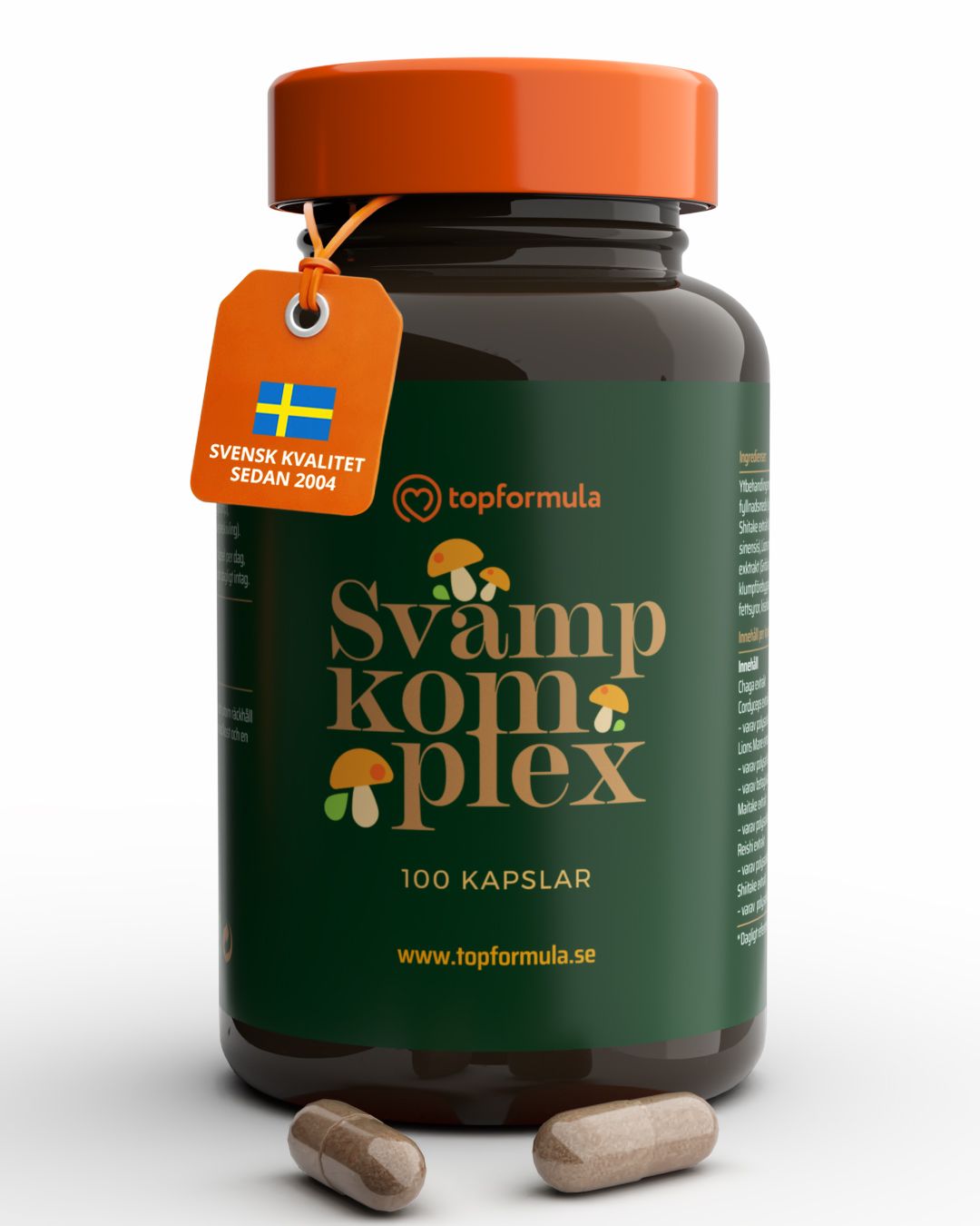 Topformula | Svampkomplex | 100 kapslar