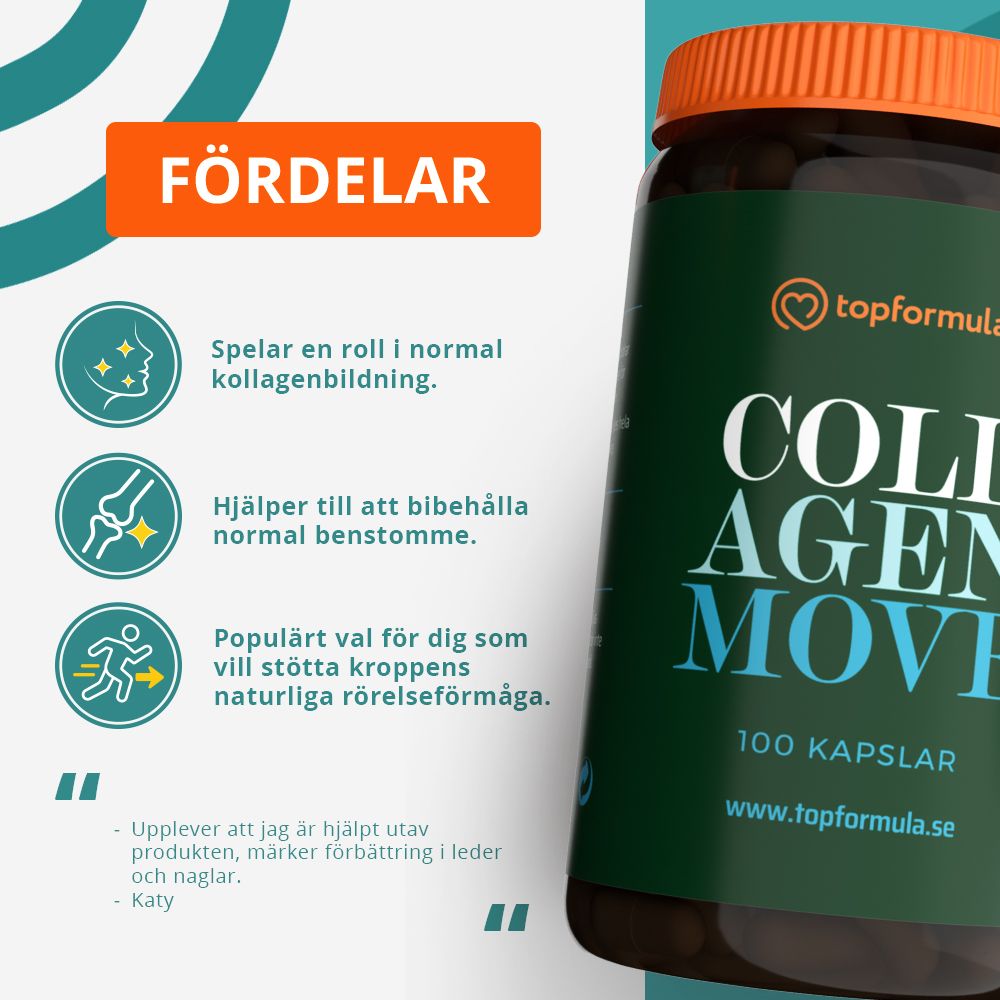 Topformula | Collagen Move | 100 kapslar