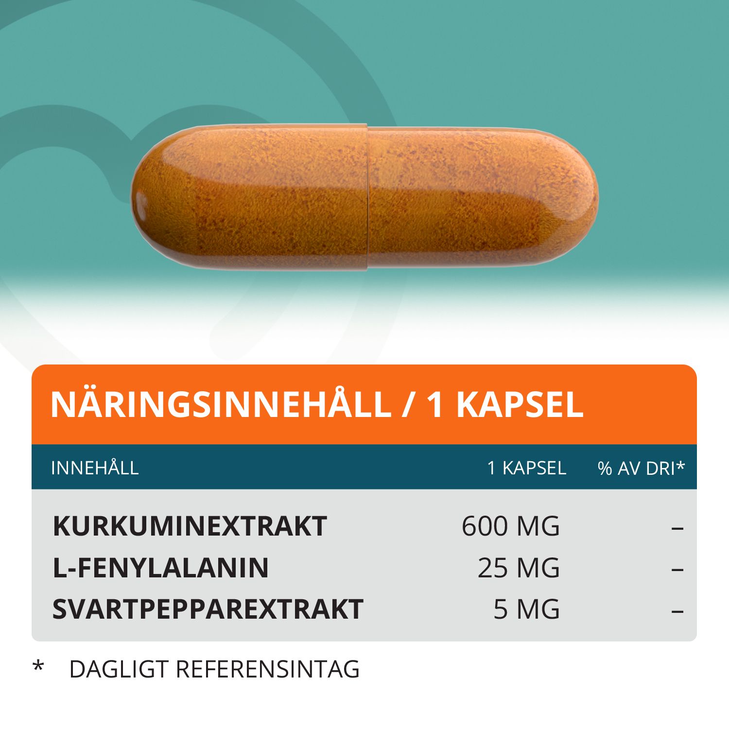Topformula | Curcumin Turmeric Complex | 100 kapslar