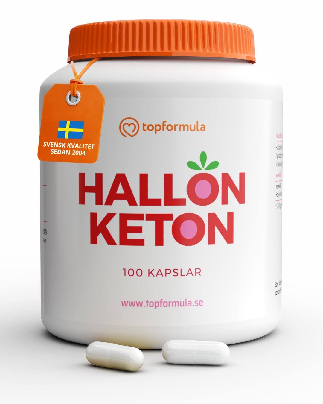 Topformula | Hallonketon | 100 kapslar