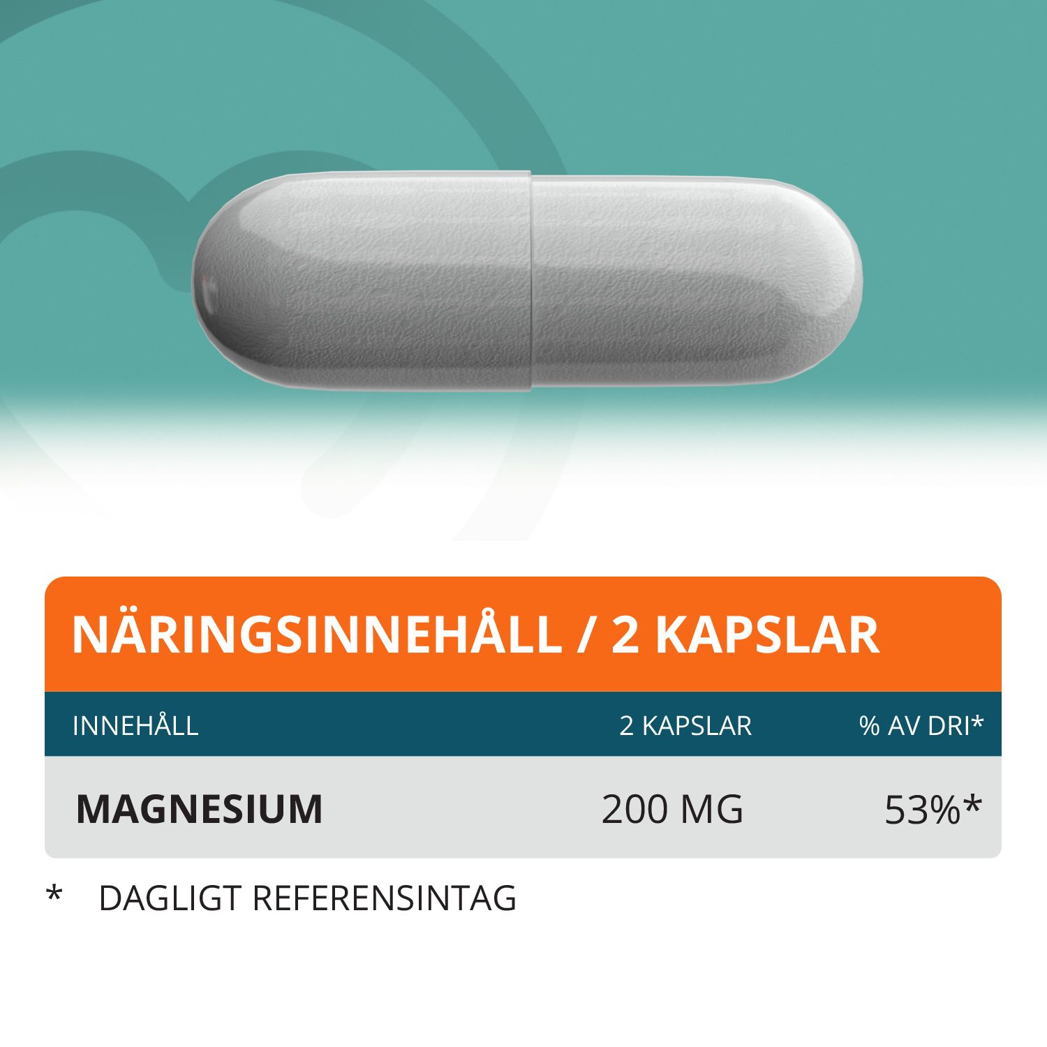 Topformula | Magnesiummalat | 100 kapslar