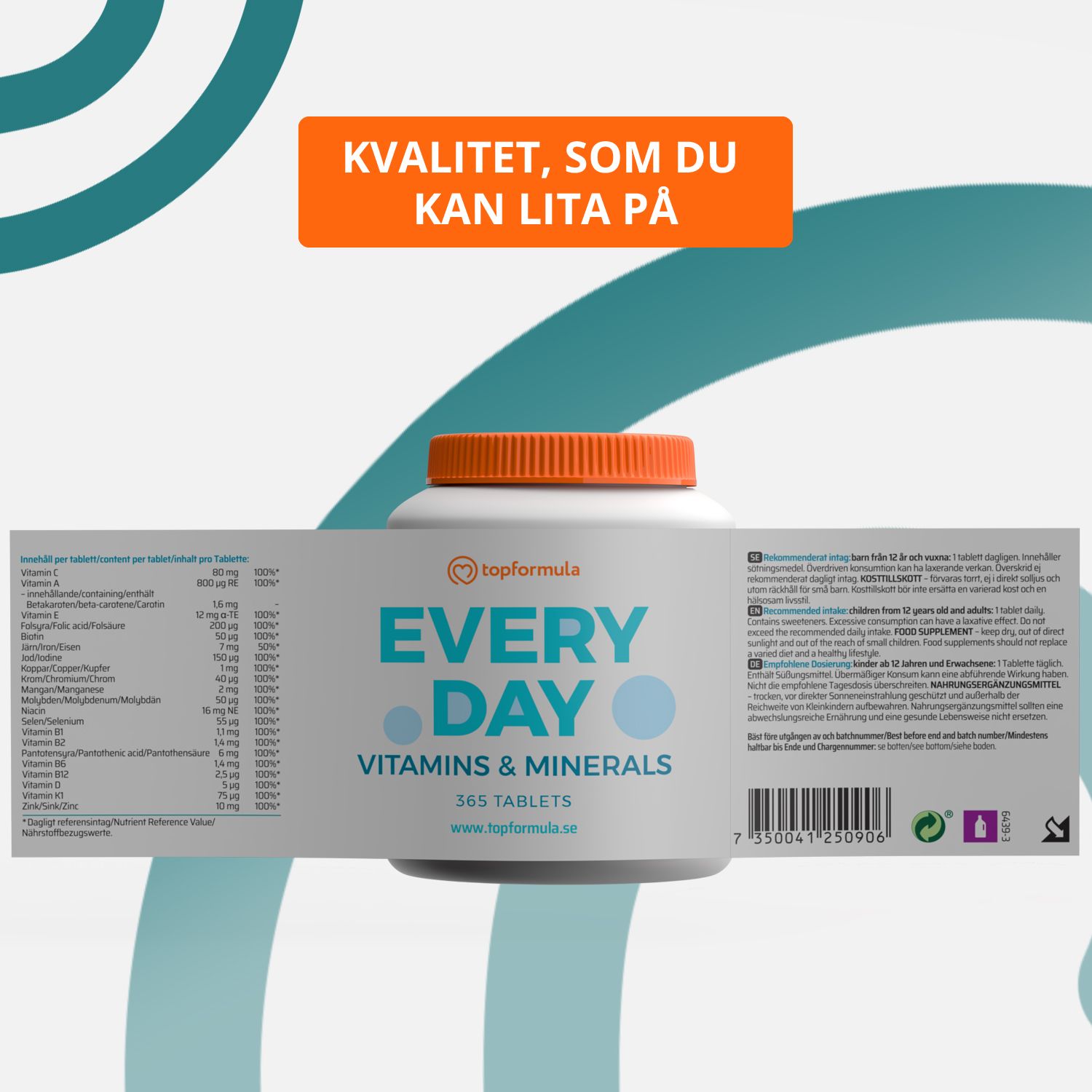 Topformula | Everyday | 365 tabletter