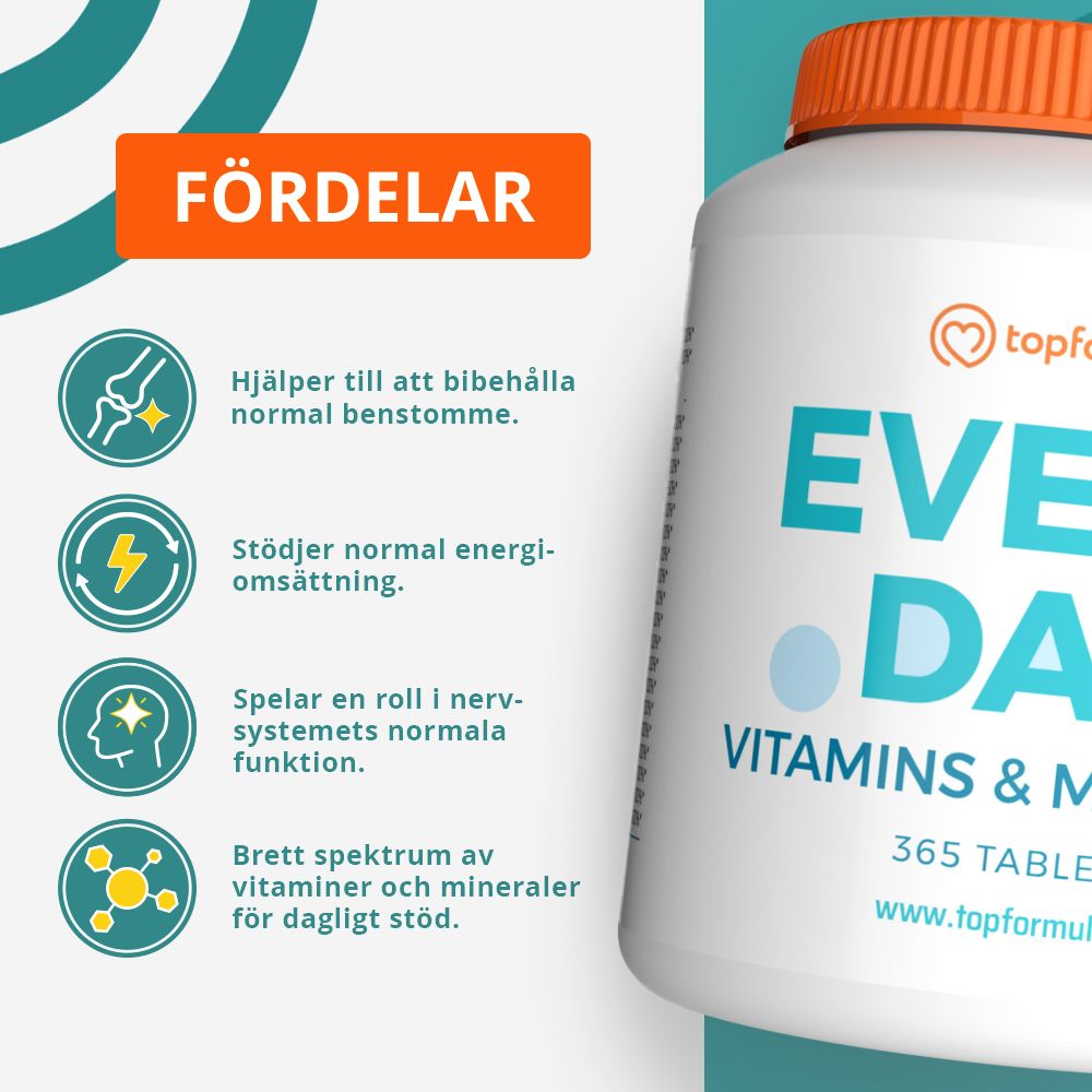 Topformula | Everyday | 365 tabletter