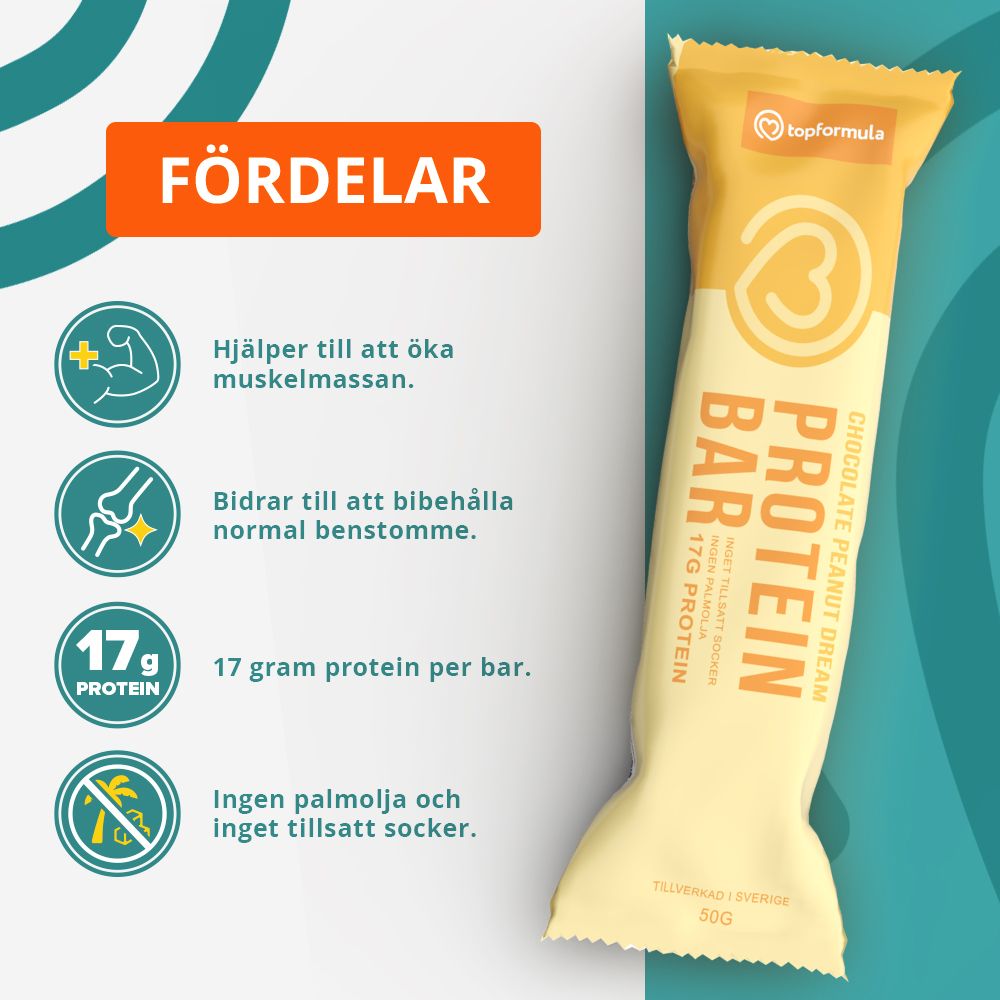 Topformula | Proteinbar - Chocolate peanut dream