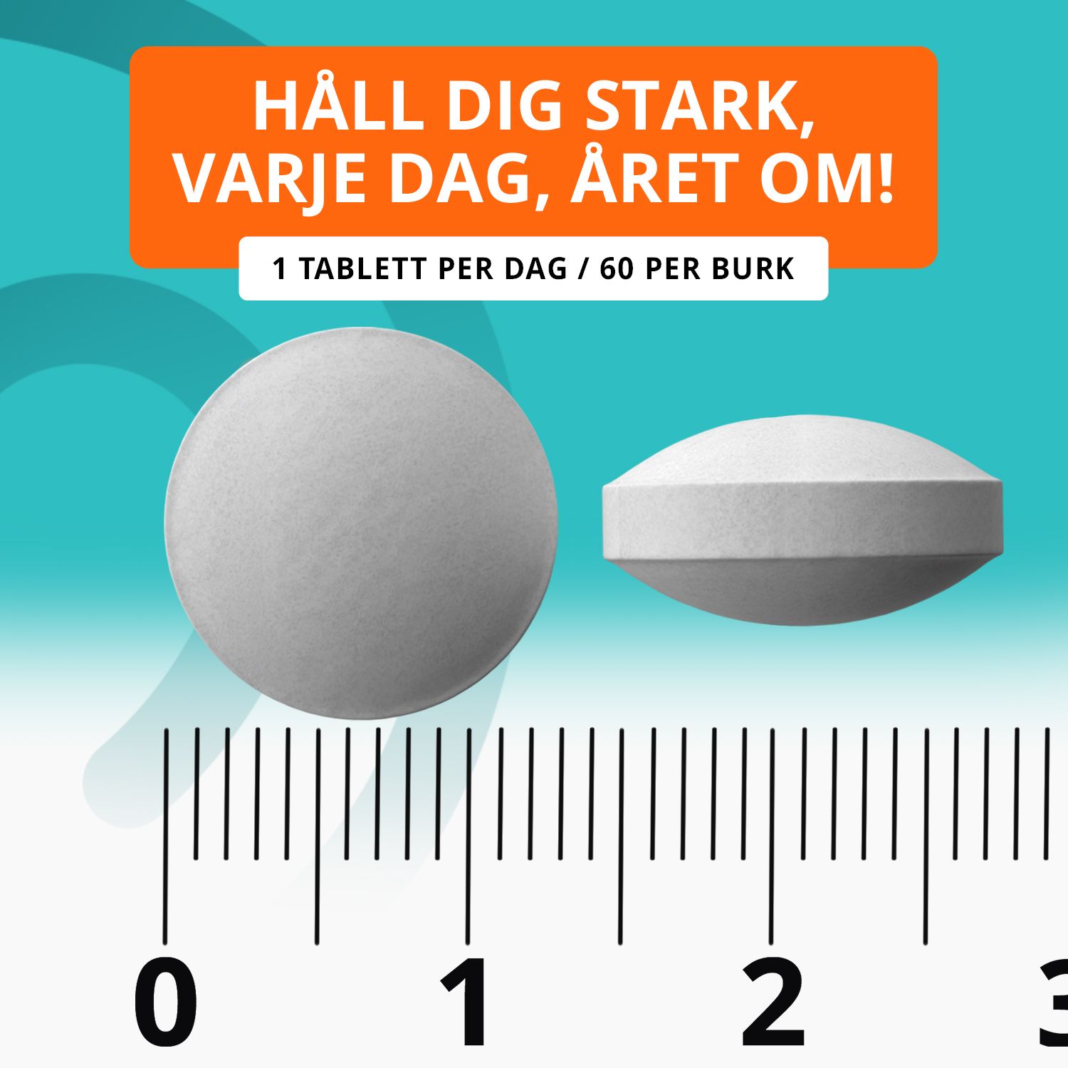 Topformula | Mjölksyra Tugg 3 miljarder Immun | 60 tabletter