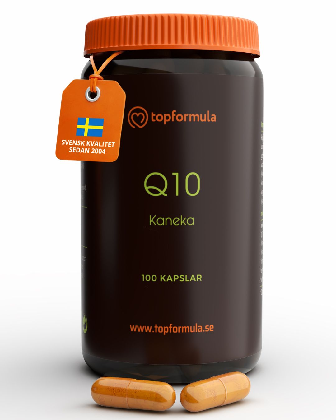 Topformula | Q10 Kaneka | 100 mg | 100 kapslar