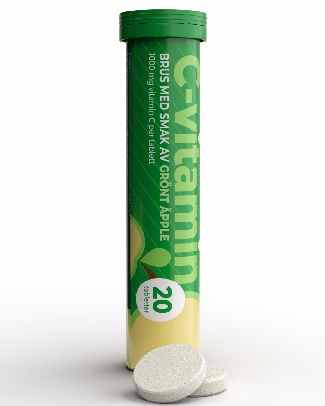 Topformula | C-vitamin Brus - Grönt Äpple