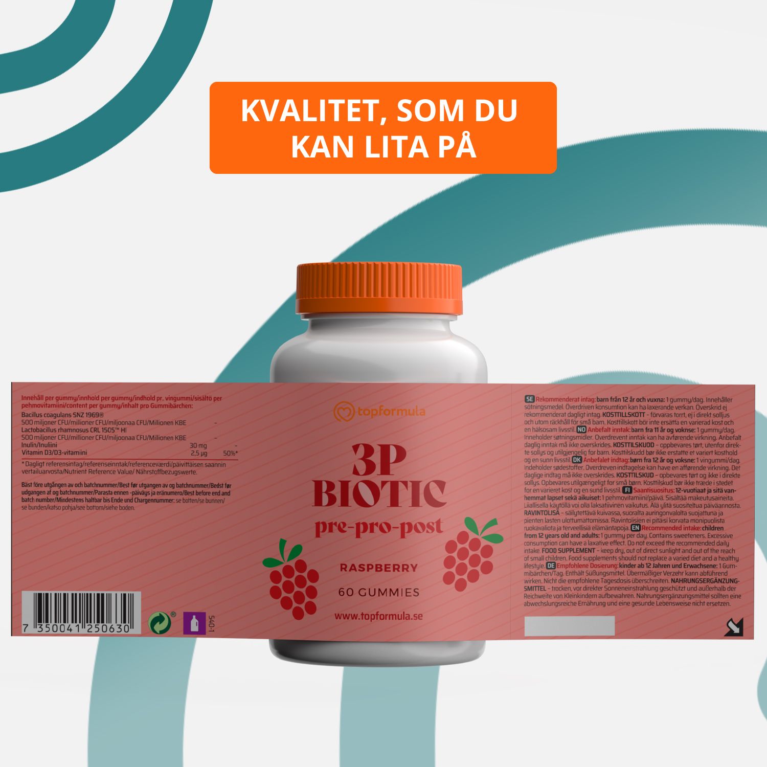 Topformula | 3P Biotic Gummies | 60 st