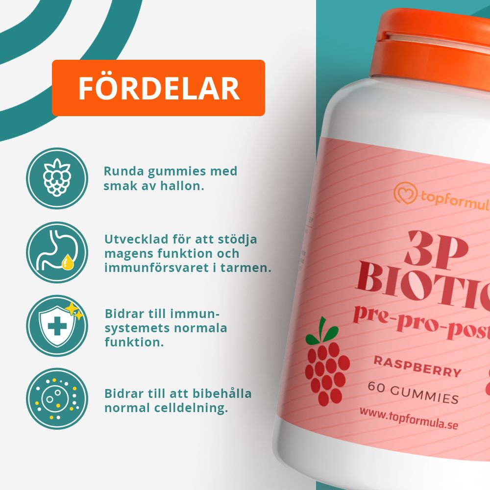 Topformula | 3P Biotic Gummies | 60 st