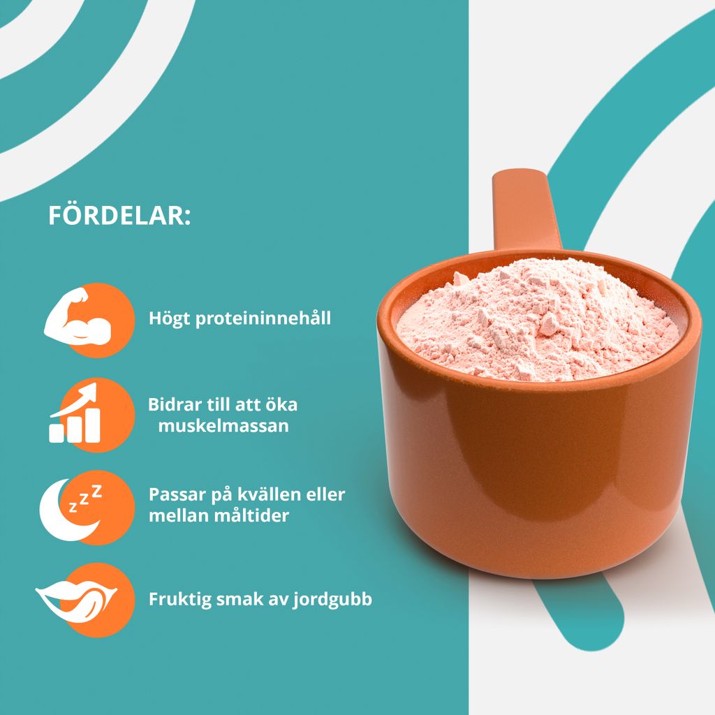 Topformula Sport | Casein Strawberry - 1000g