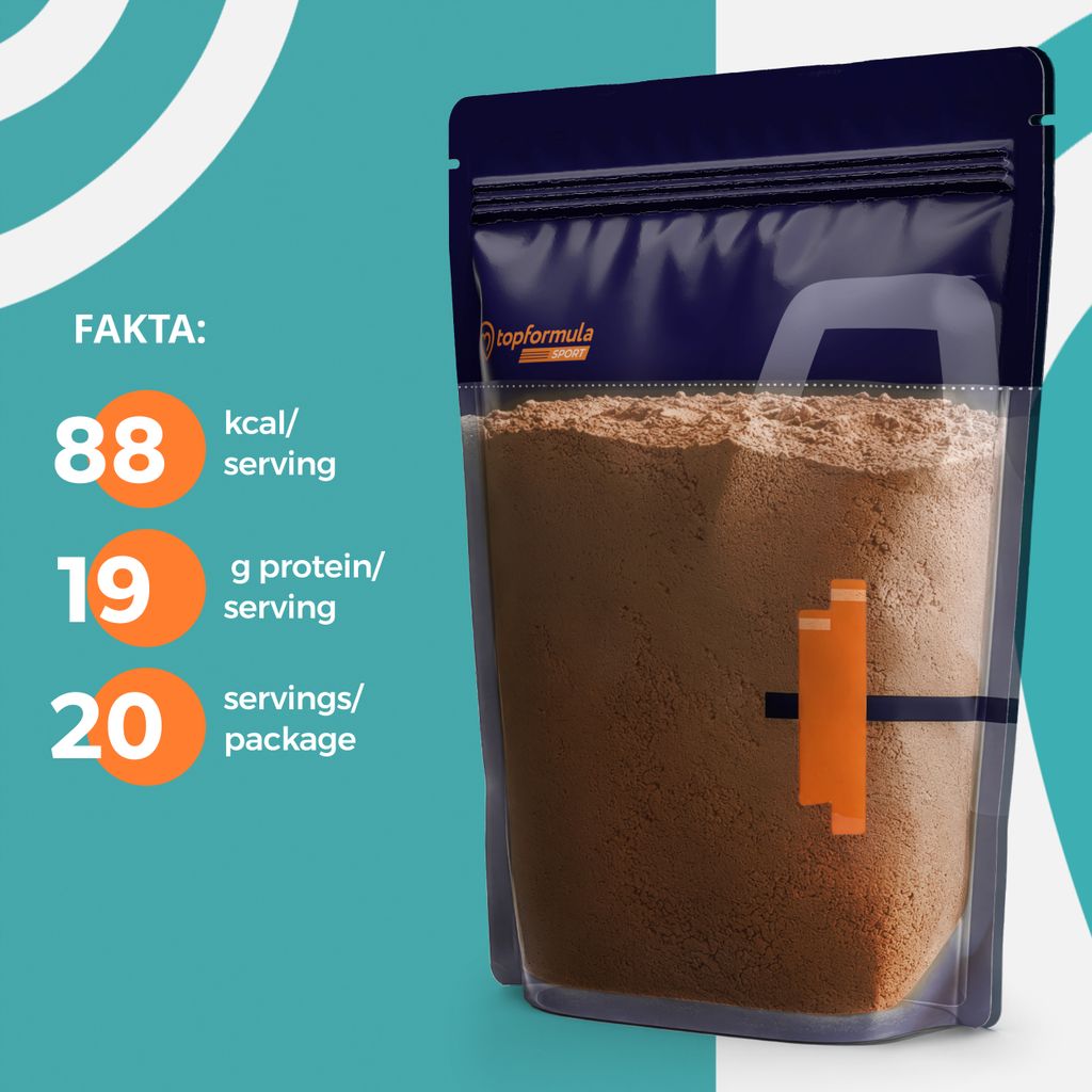 Topformula Sport | Double Protein Choklad - 500g