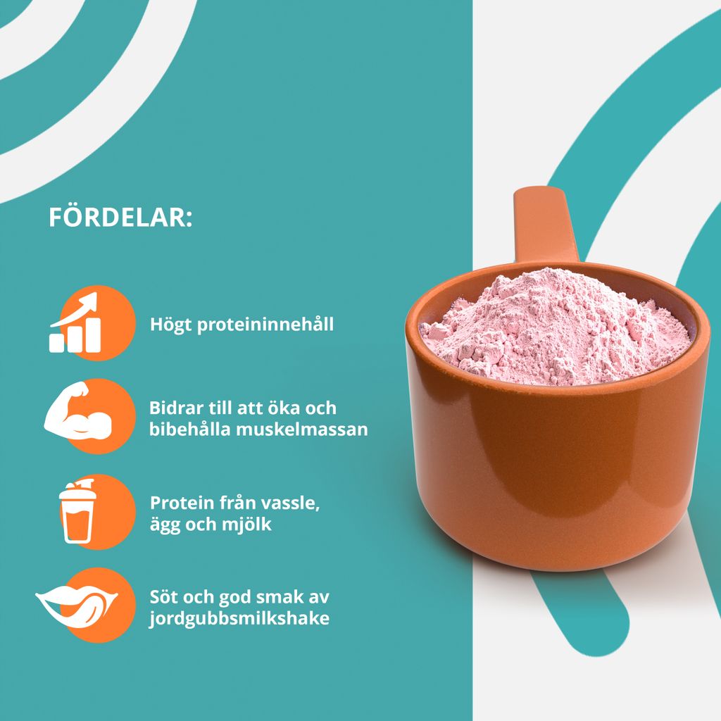 Topformula Sport | Triple Protein Strawberry Milkshake - 1000g