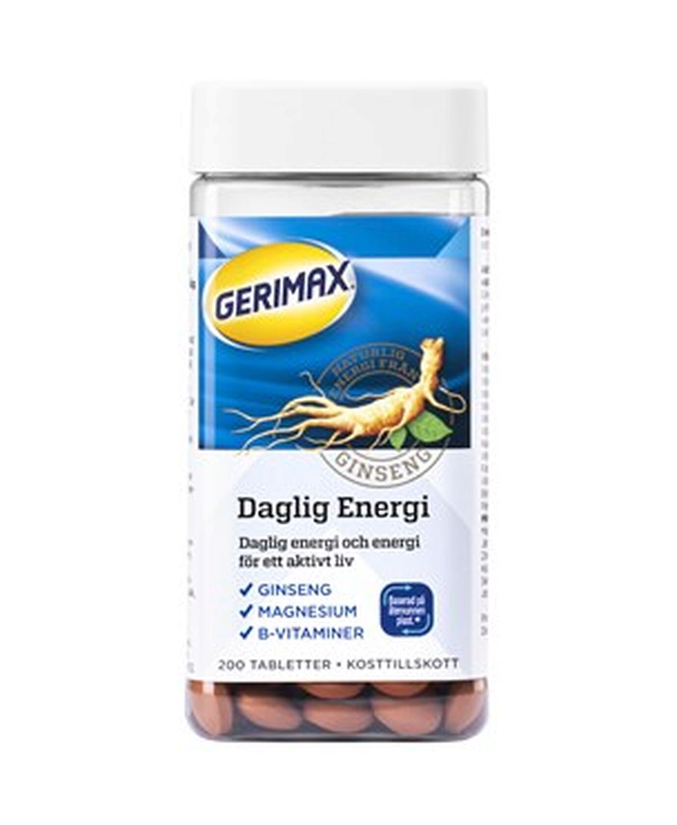 Gerimax | Daglig Energi 200 tab
