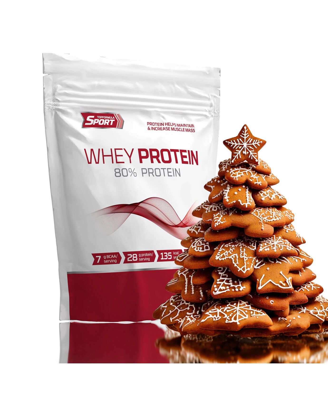 Topformula Sport | Whey 80% Protein Pepparkaka - 750g