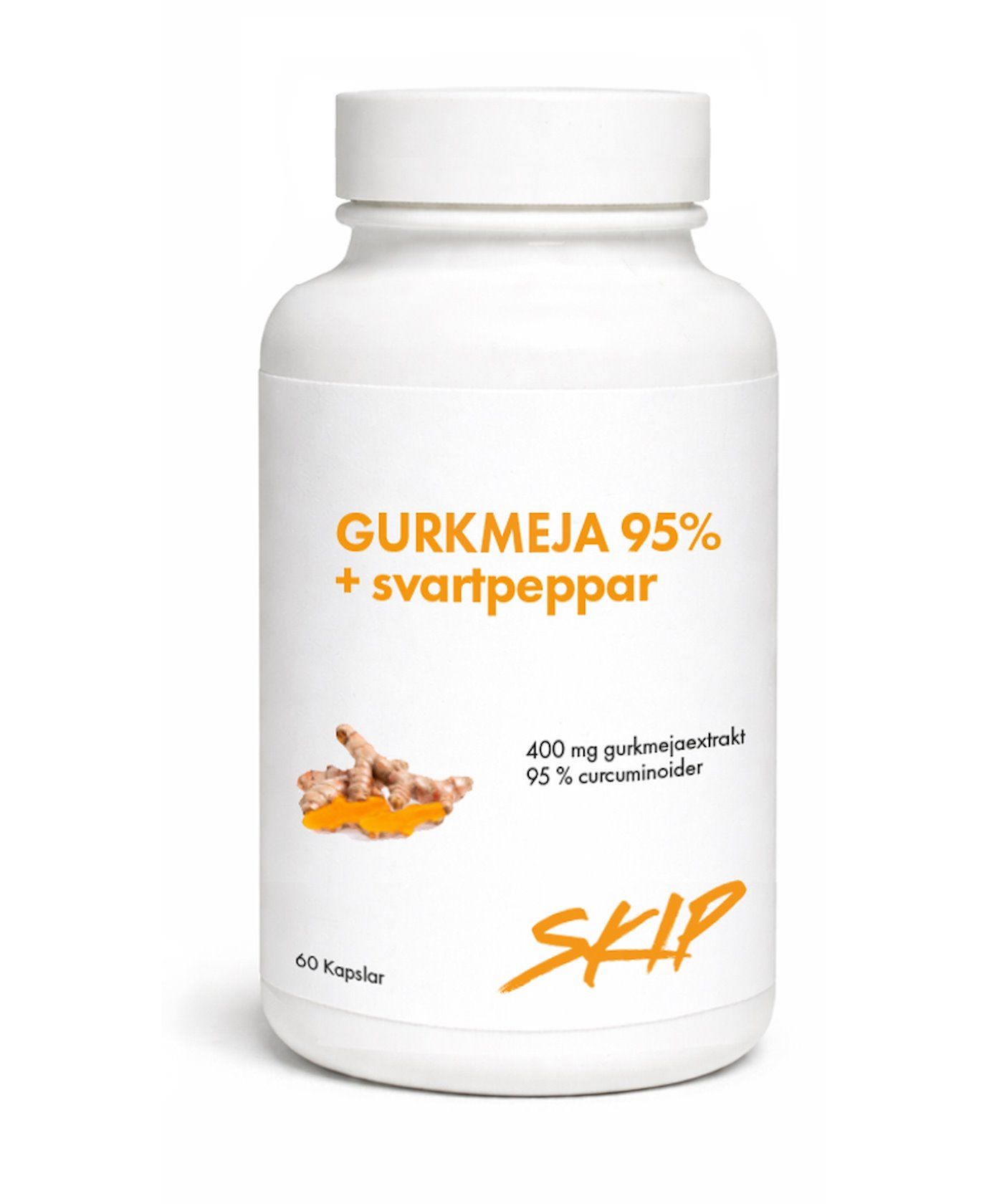 Skip | Gurkmeja 95% med svartpeppar