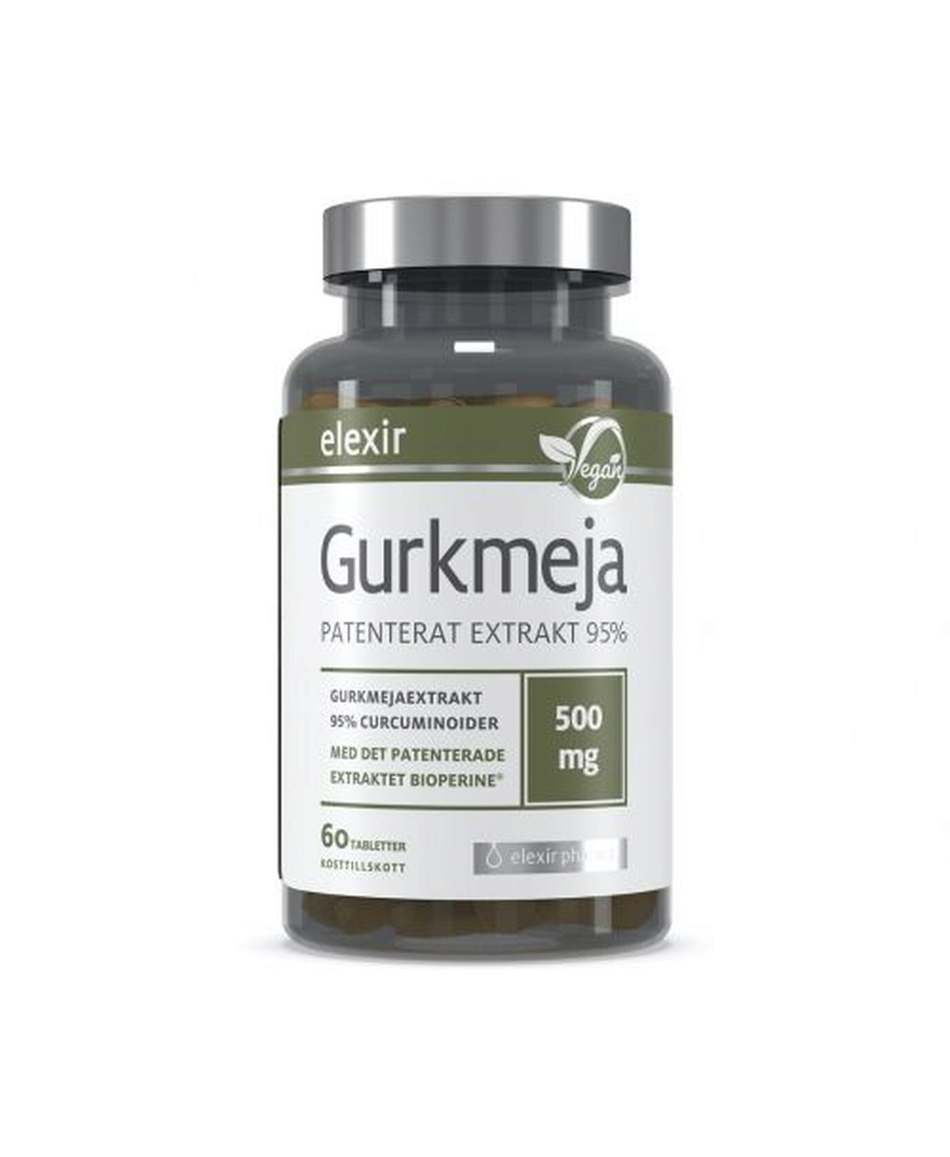 Elexir Pharma | Gurkmejaextrakt 500 mg