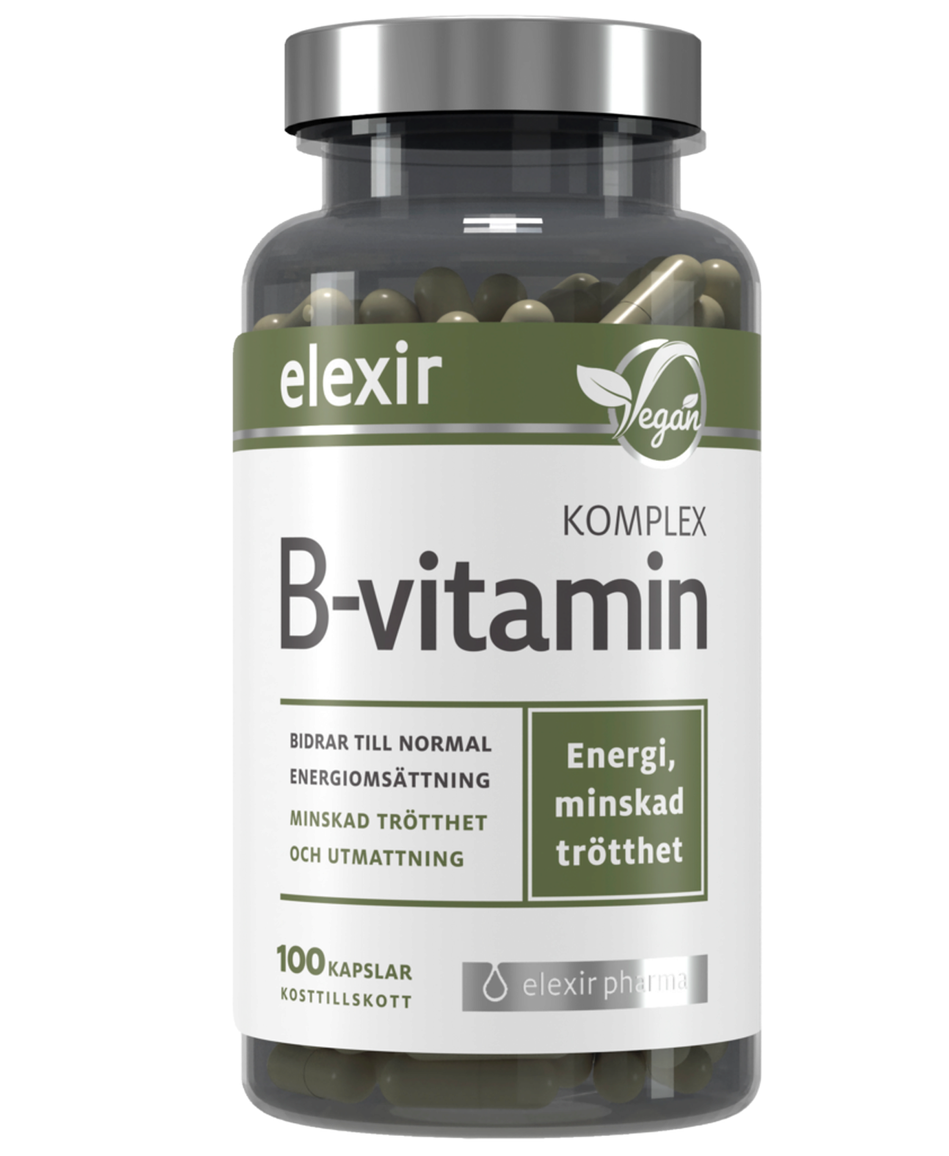 Elexir Pharma | B-vitamin Komplex Vegan