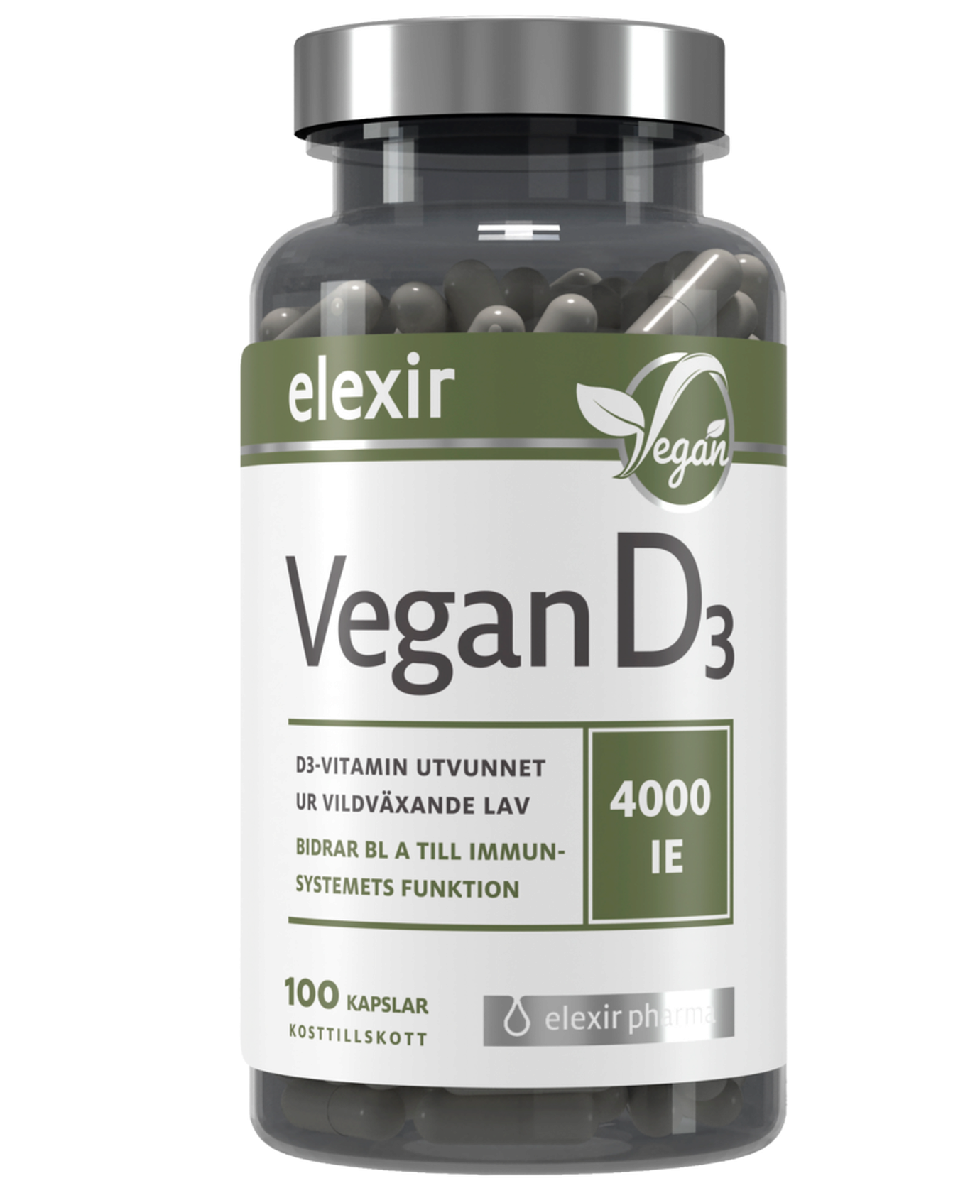 Elexir Pharma | Vegan D3 4000IE