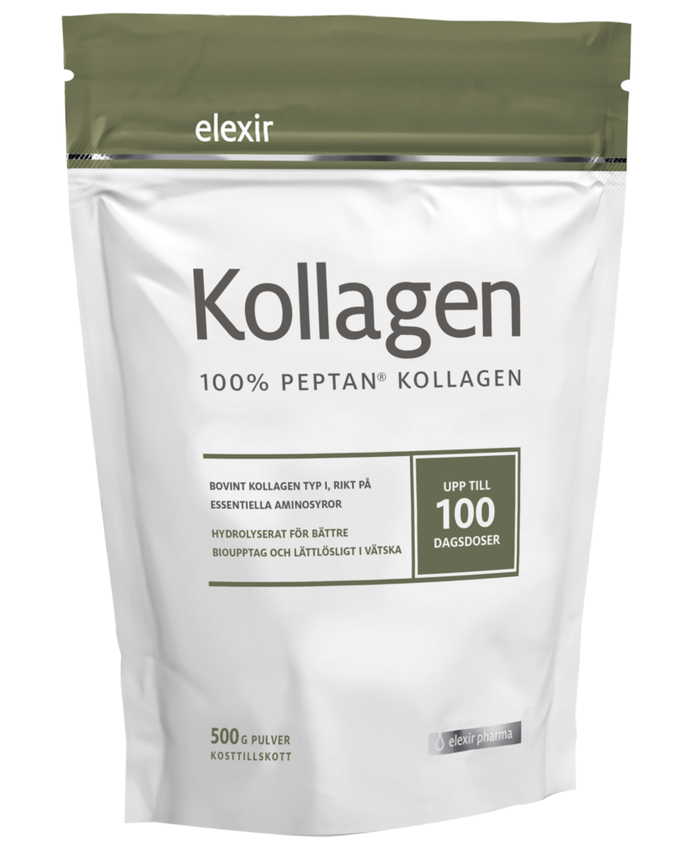 Elexir Pharma | Kollagen 500g Peptan