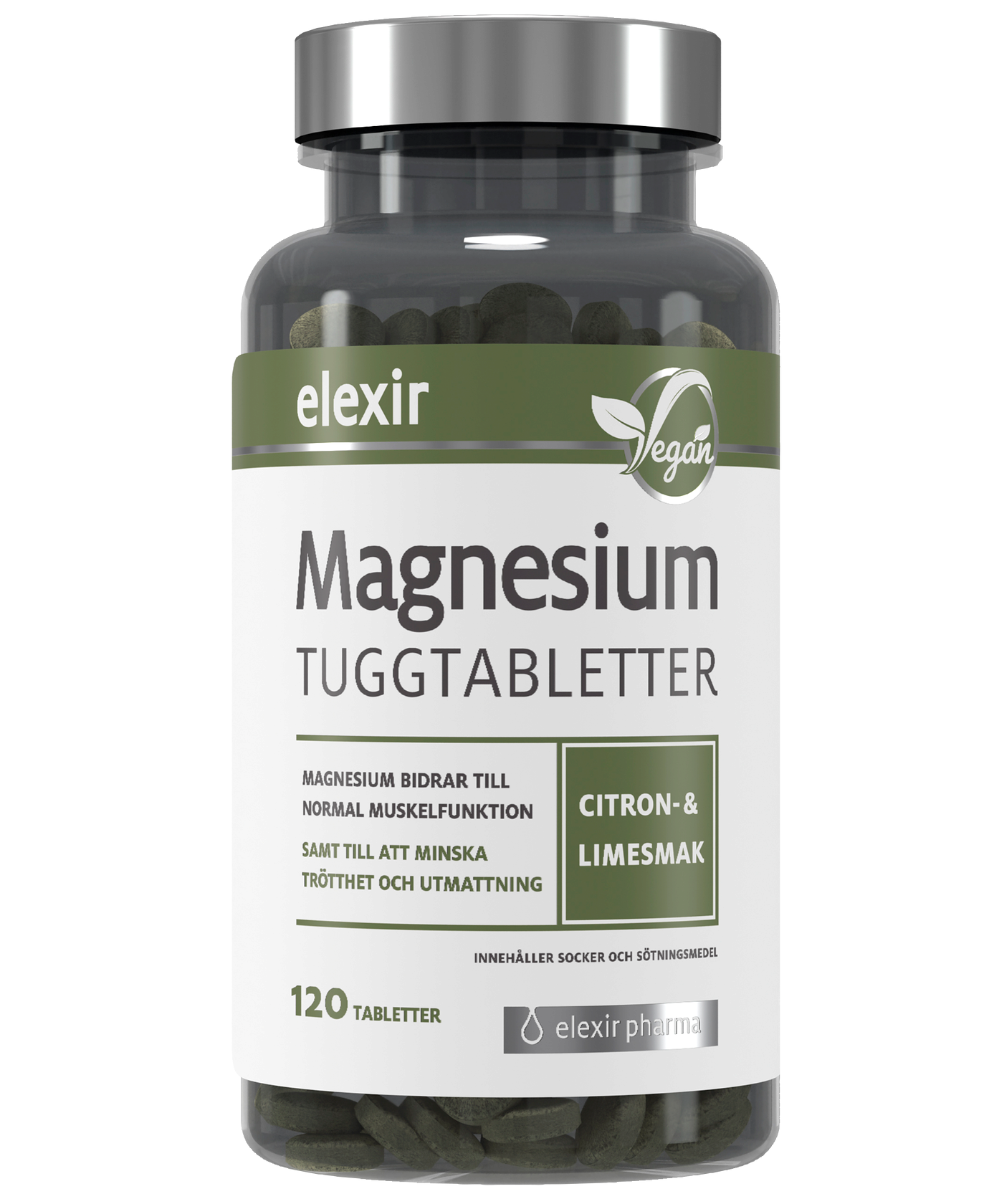 Elexir Pharma | Magnesium Tuggtabletter