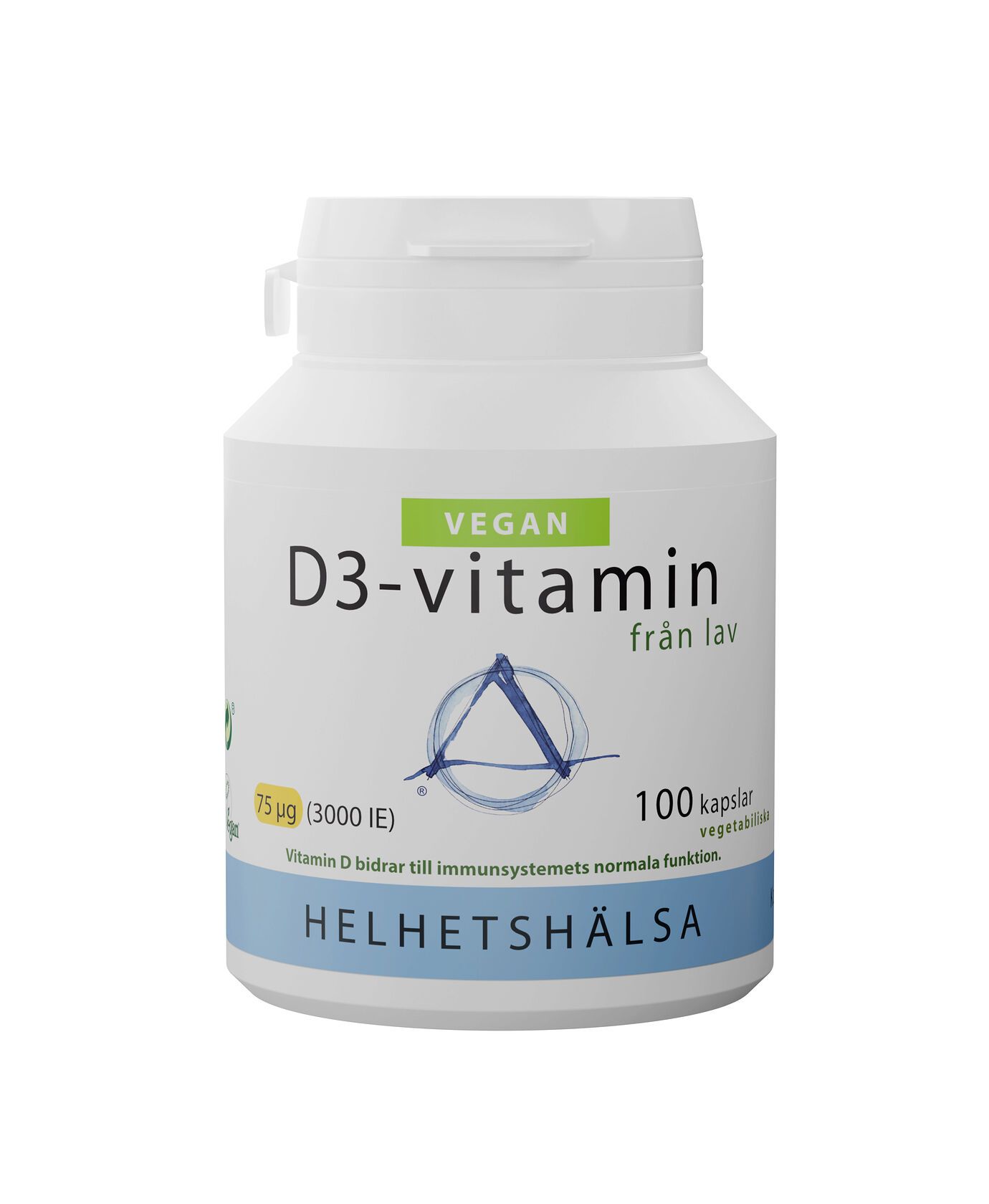 Helhetshälsa | D3-vitamin Vegan 75 µg