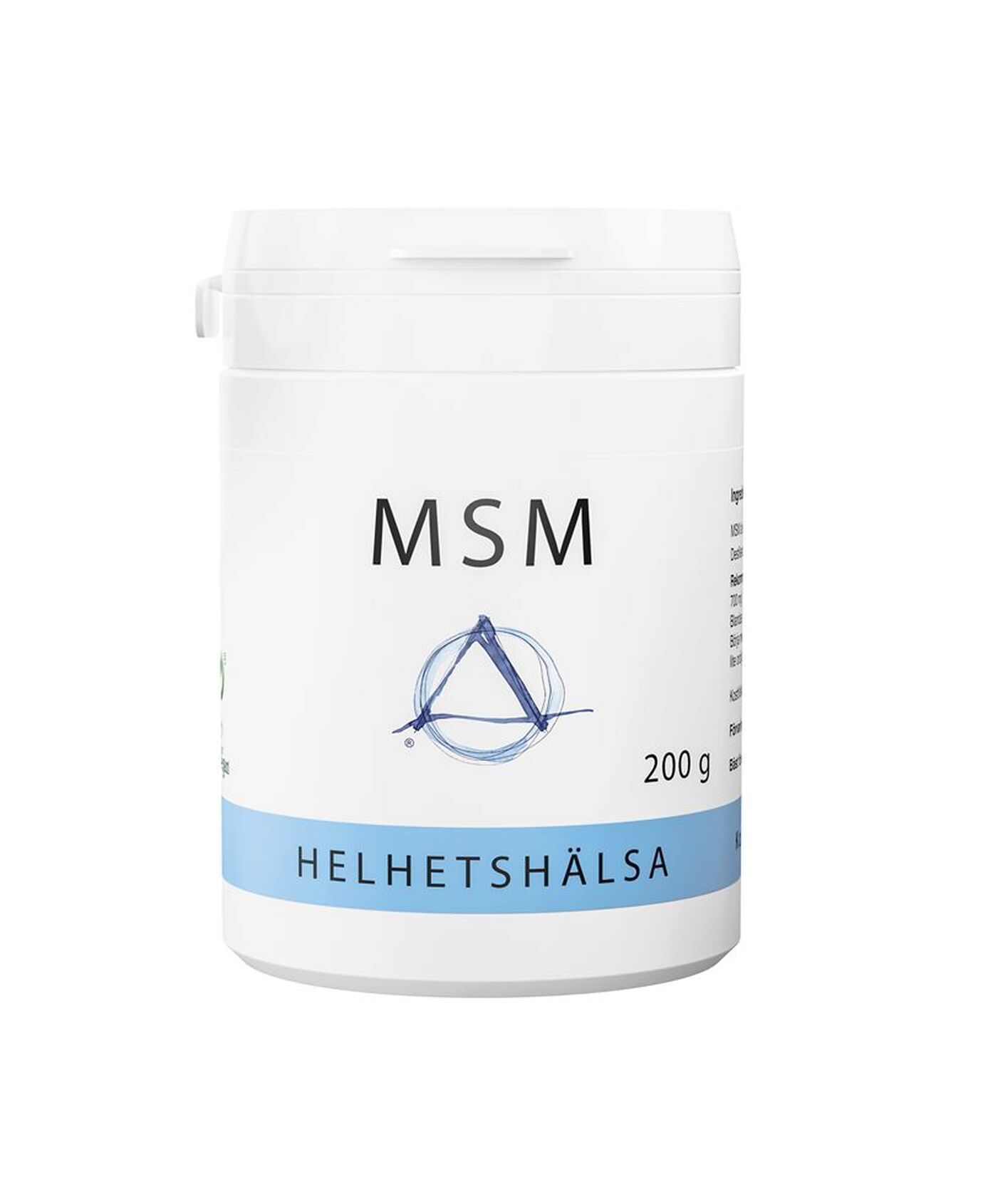 Helhetshälsa | MSM Pulver 200g
