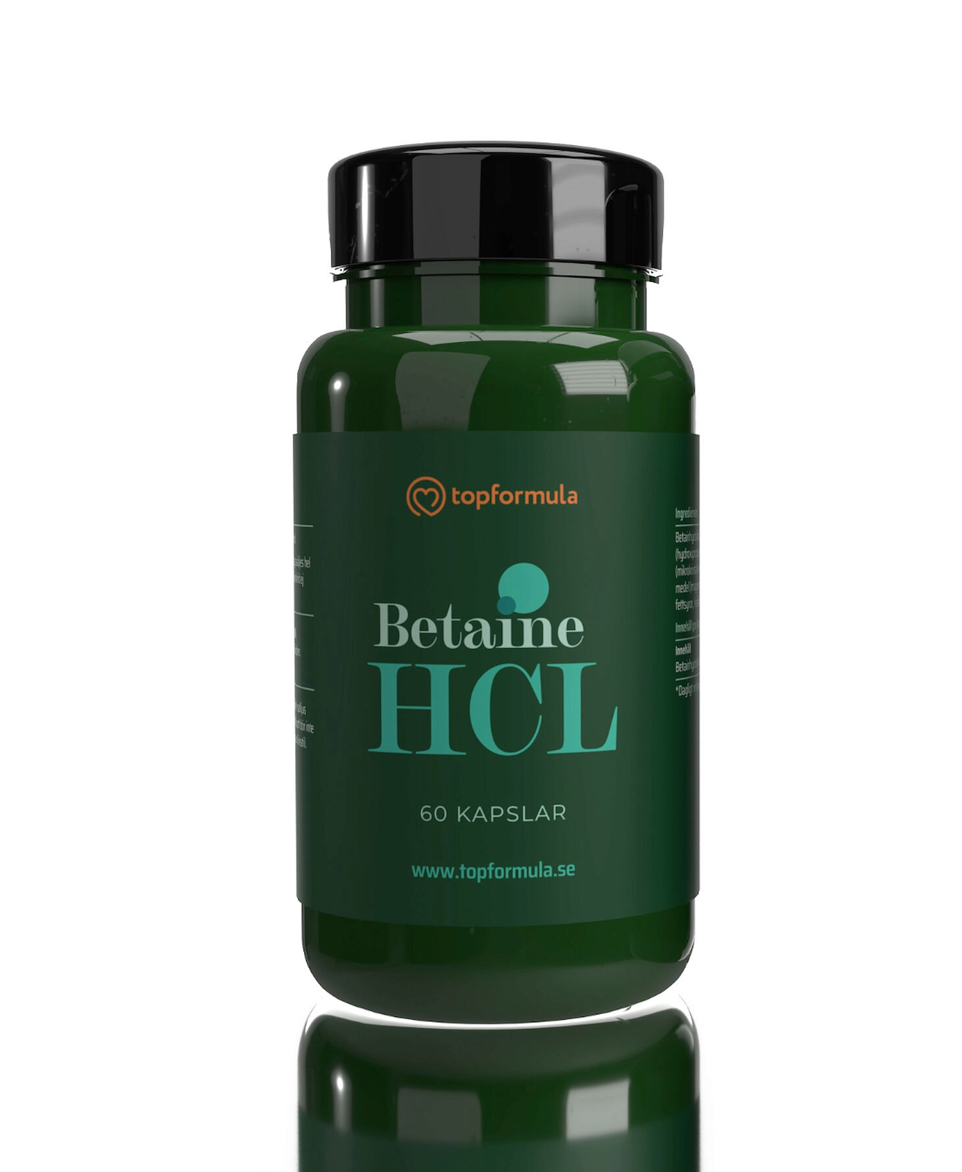 Topformula | Betain HCL | 60 kapslar