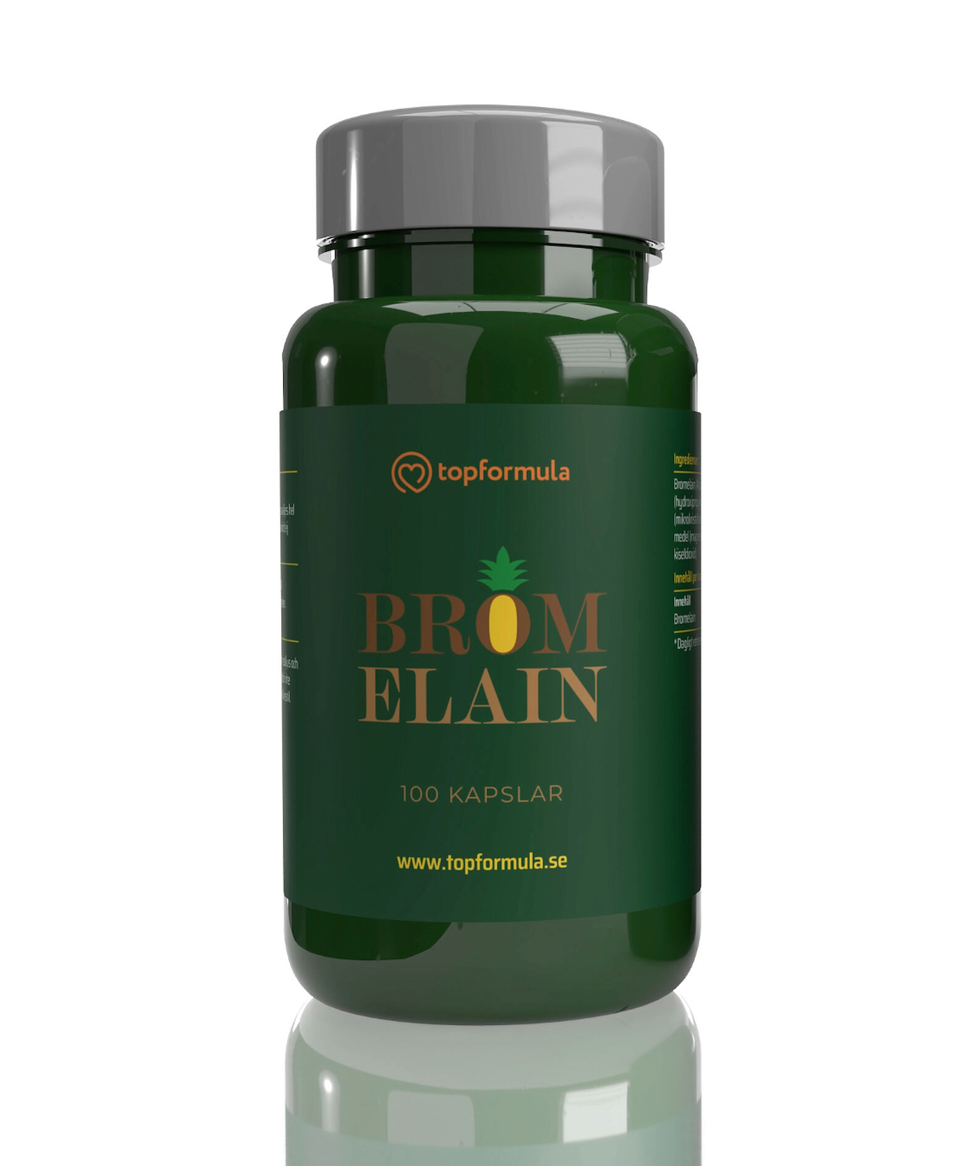 Topformula | Bromelain | 300 mg | 100 kapslar