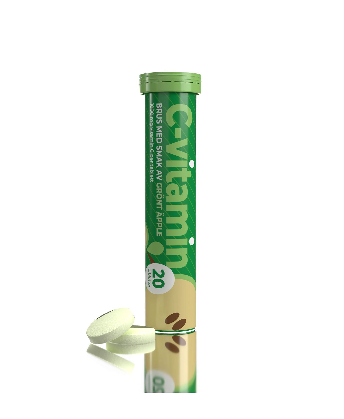 Topformula | C-vitamin Brus - Grönt Äpple