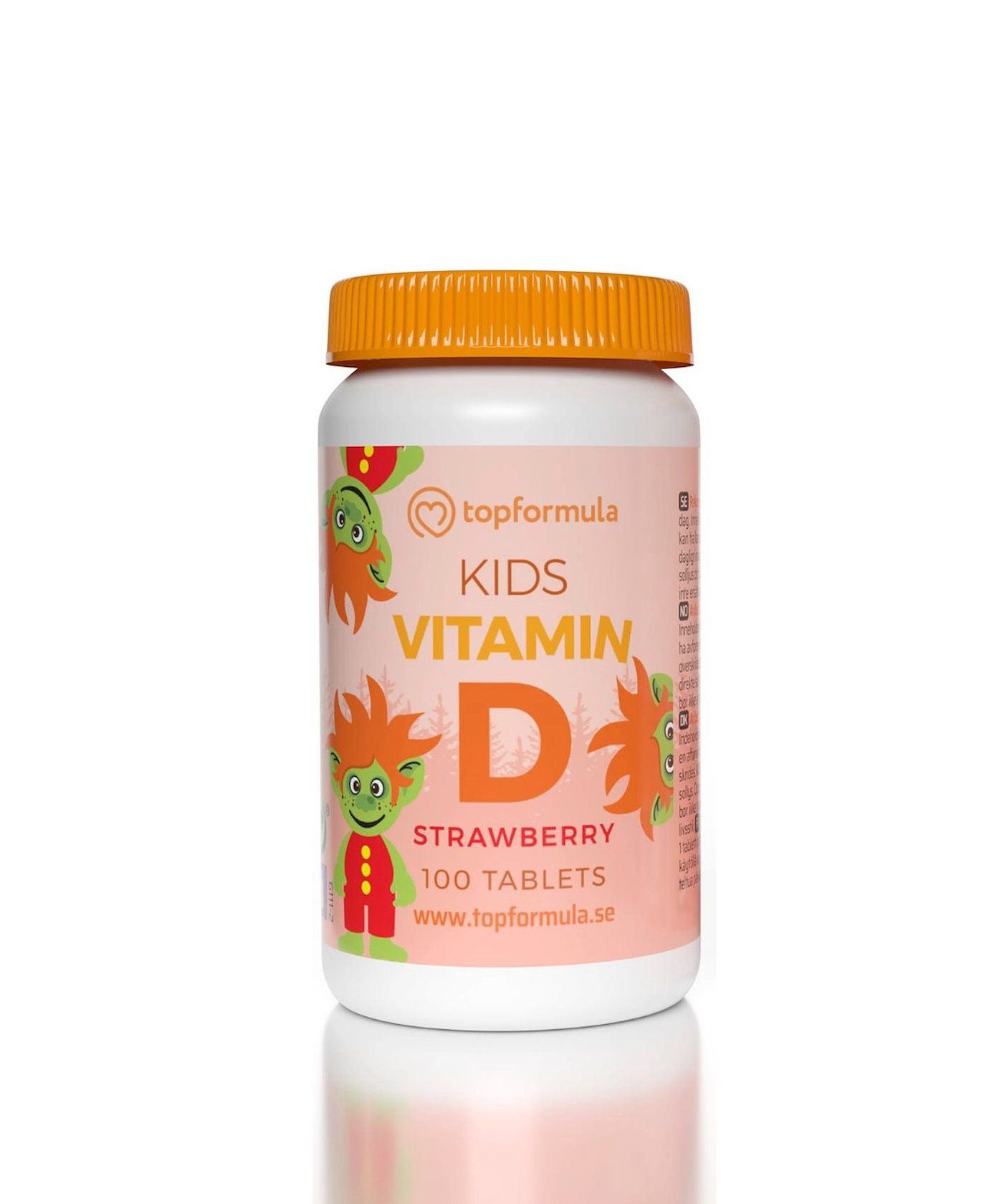 Topformula Kids | Vitamin D Tugg | 100 tabletter