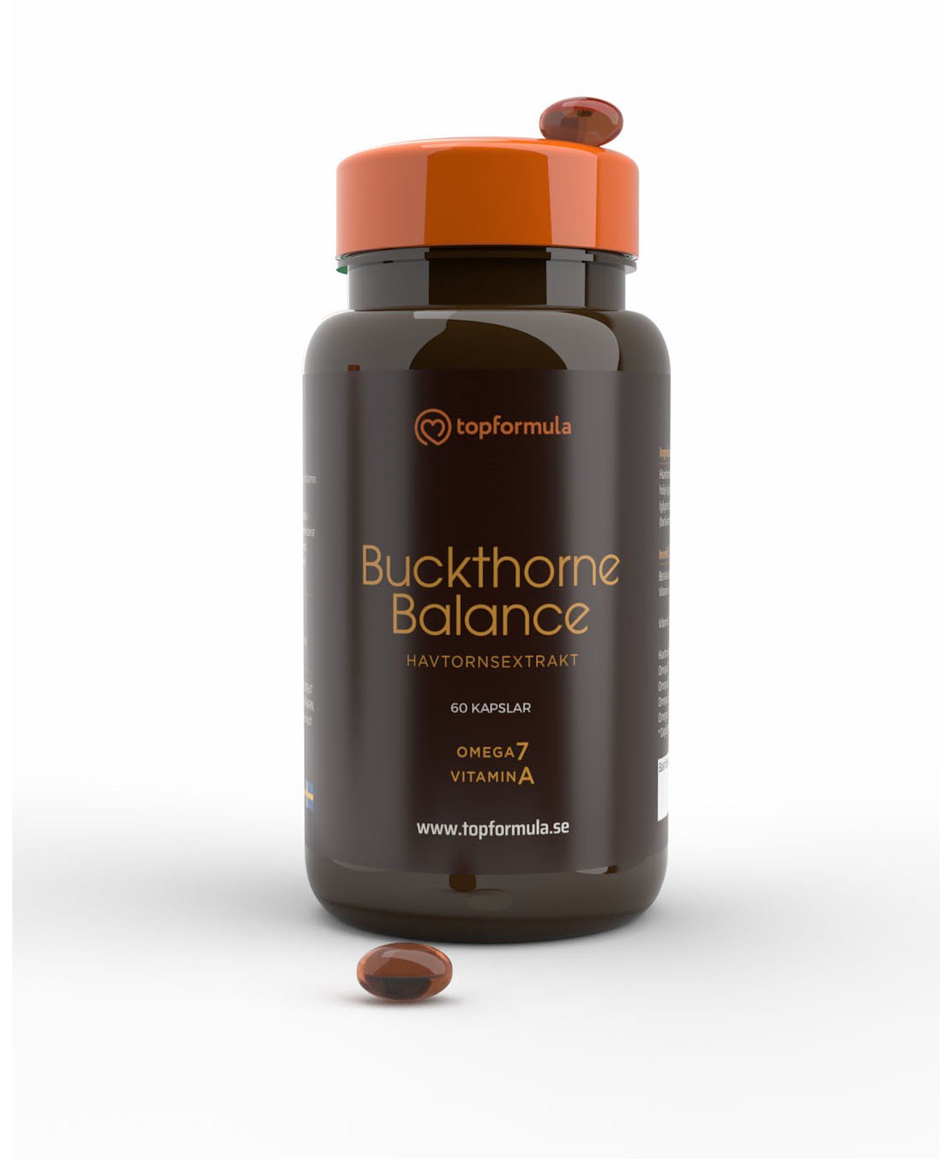 Topformula | Buckthorne Balance | Havtornskapslar | 60 kapslar