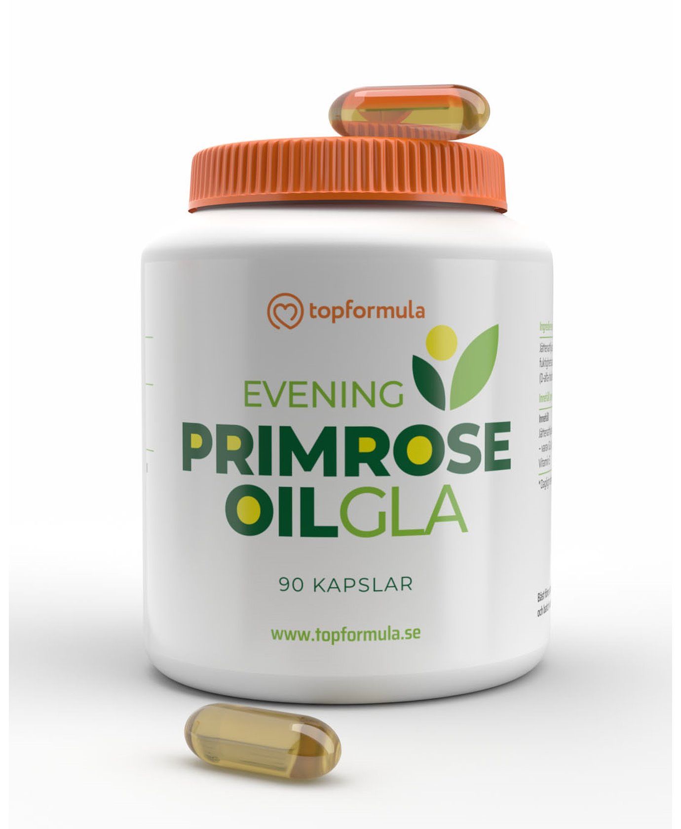 Topformula | Evening Primerose Oil GLA | 1000 mg | 90 kapslar