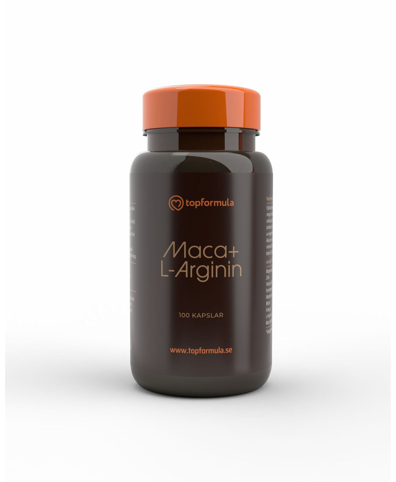 Topformula | Maca + L-arginin | 100 kapslar