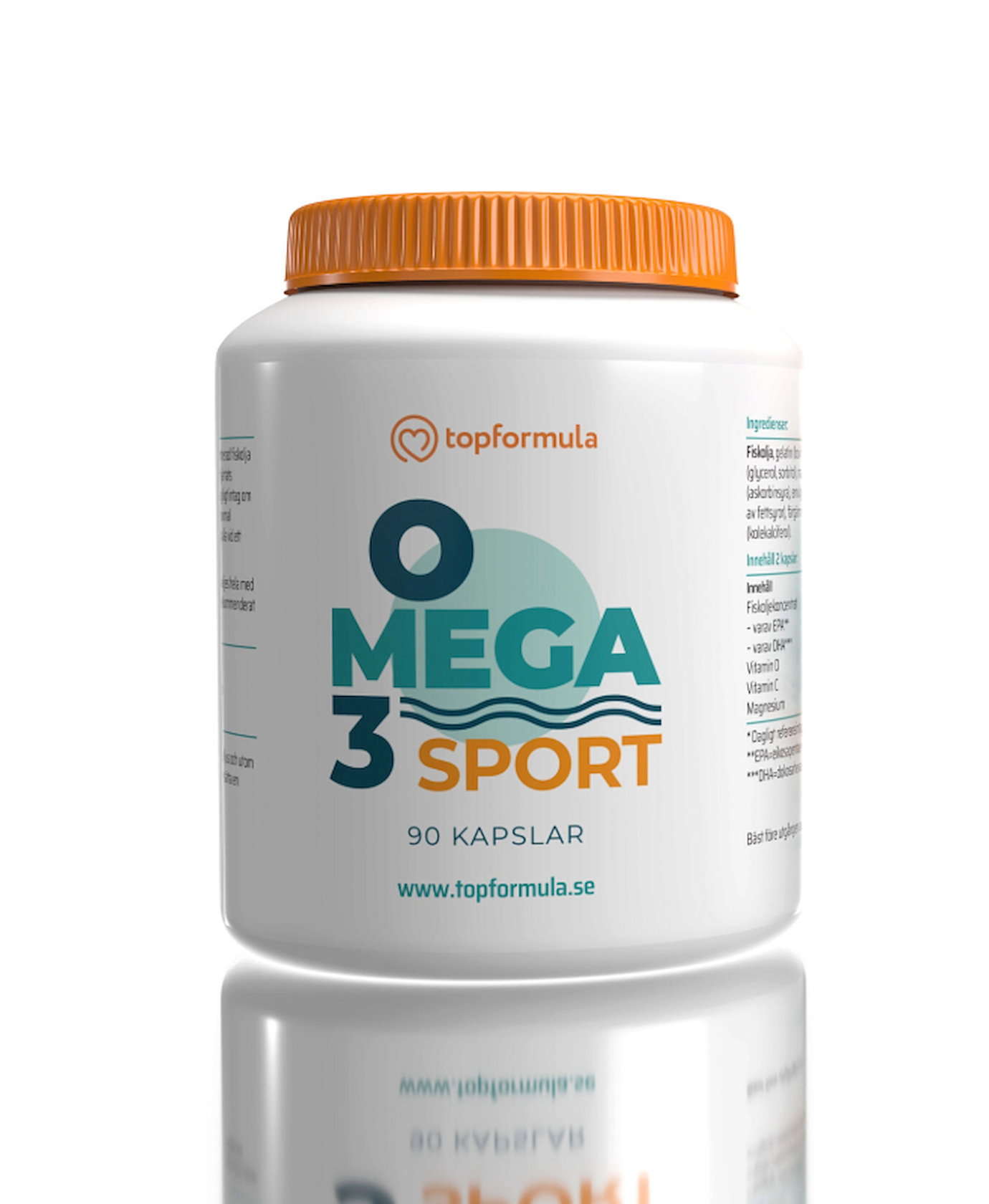 Topformula | Omega-3 Sport | 90 kapslar