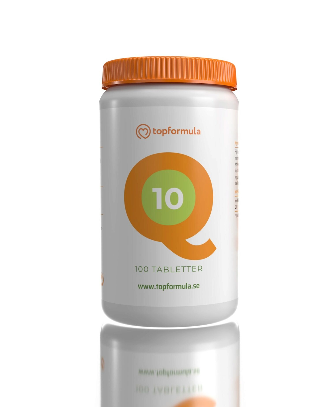 Topformula | Q10 | 50 mg | 100 tabletter
