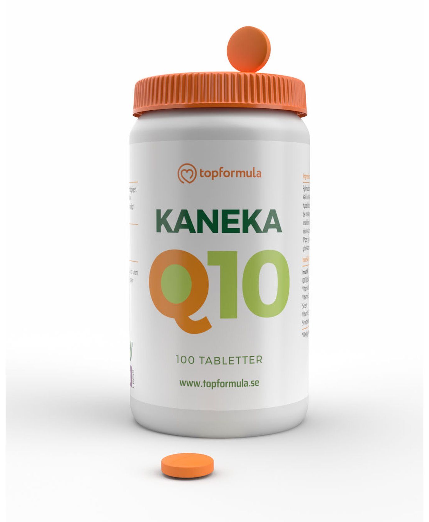 Topformula | Kaneka Q10 | 50 mg | 100 tabletter