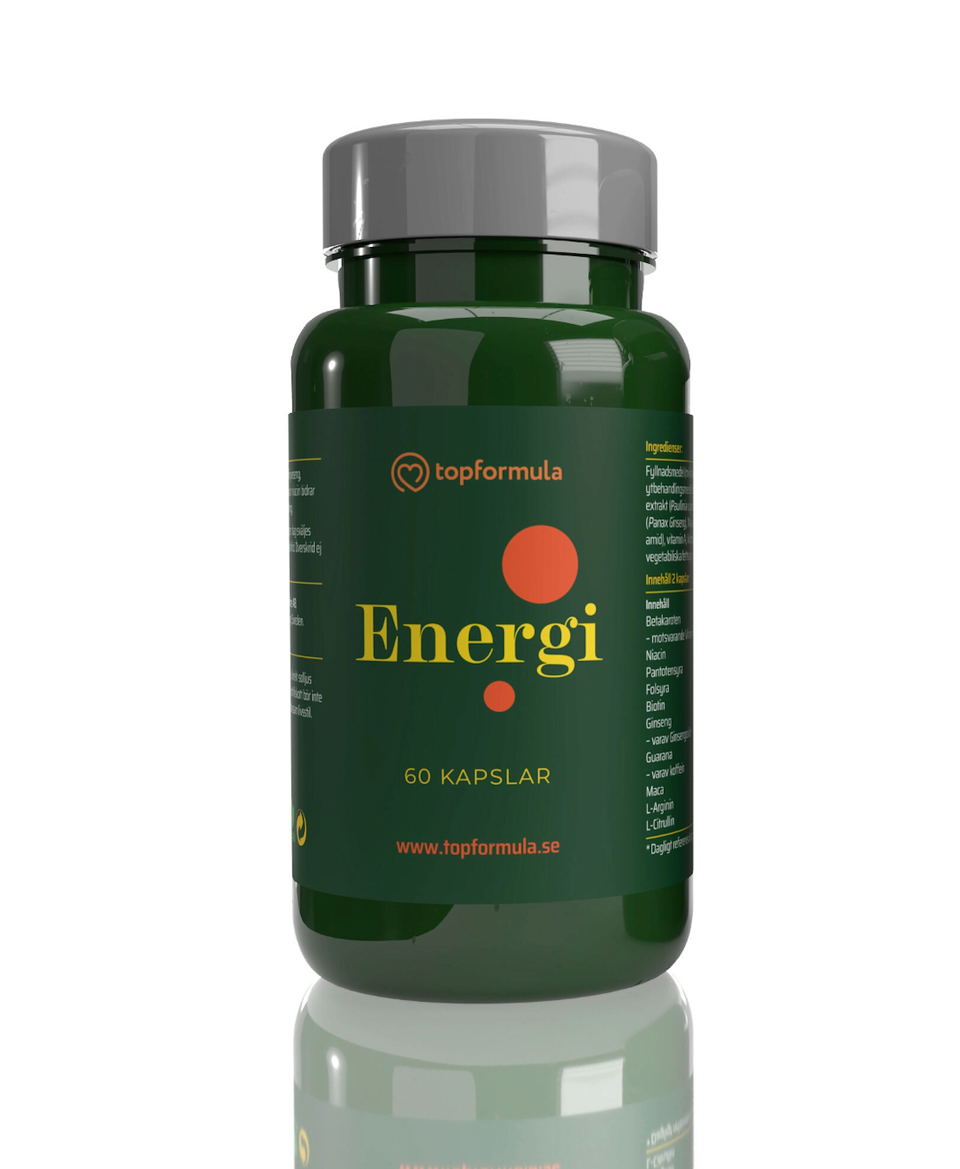 Topformula | Energi | 60 kapslar