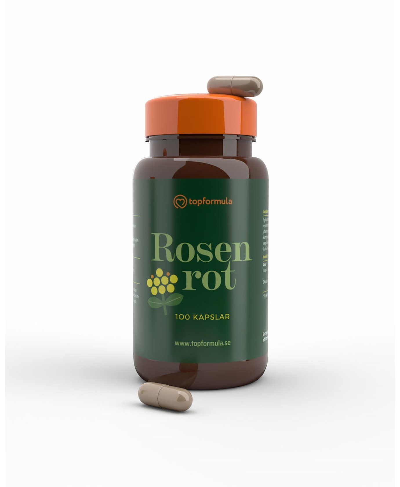 Topformula | Rosenrot | 200 mg | 100 kapslar