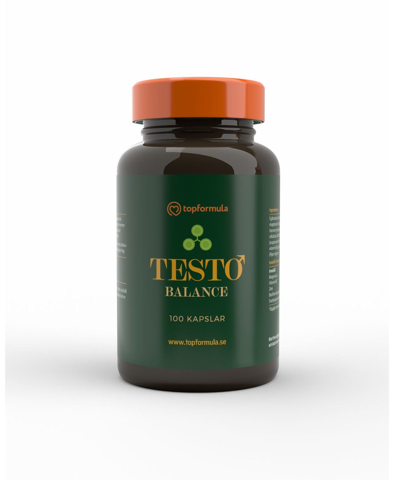 Topformula | Testo Balance | 100 kapslar