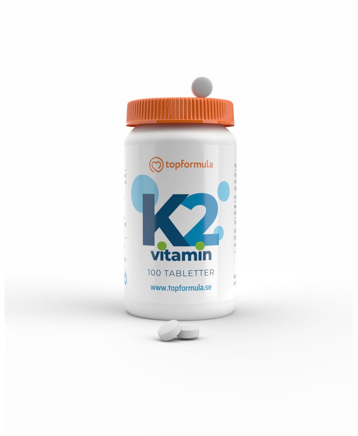 Topformula | K2 vitamin | 75 µg | 100 tabletter