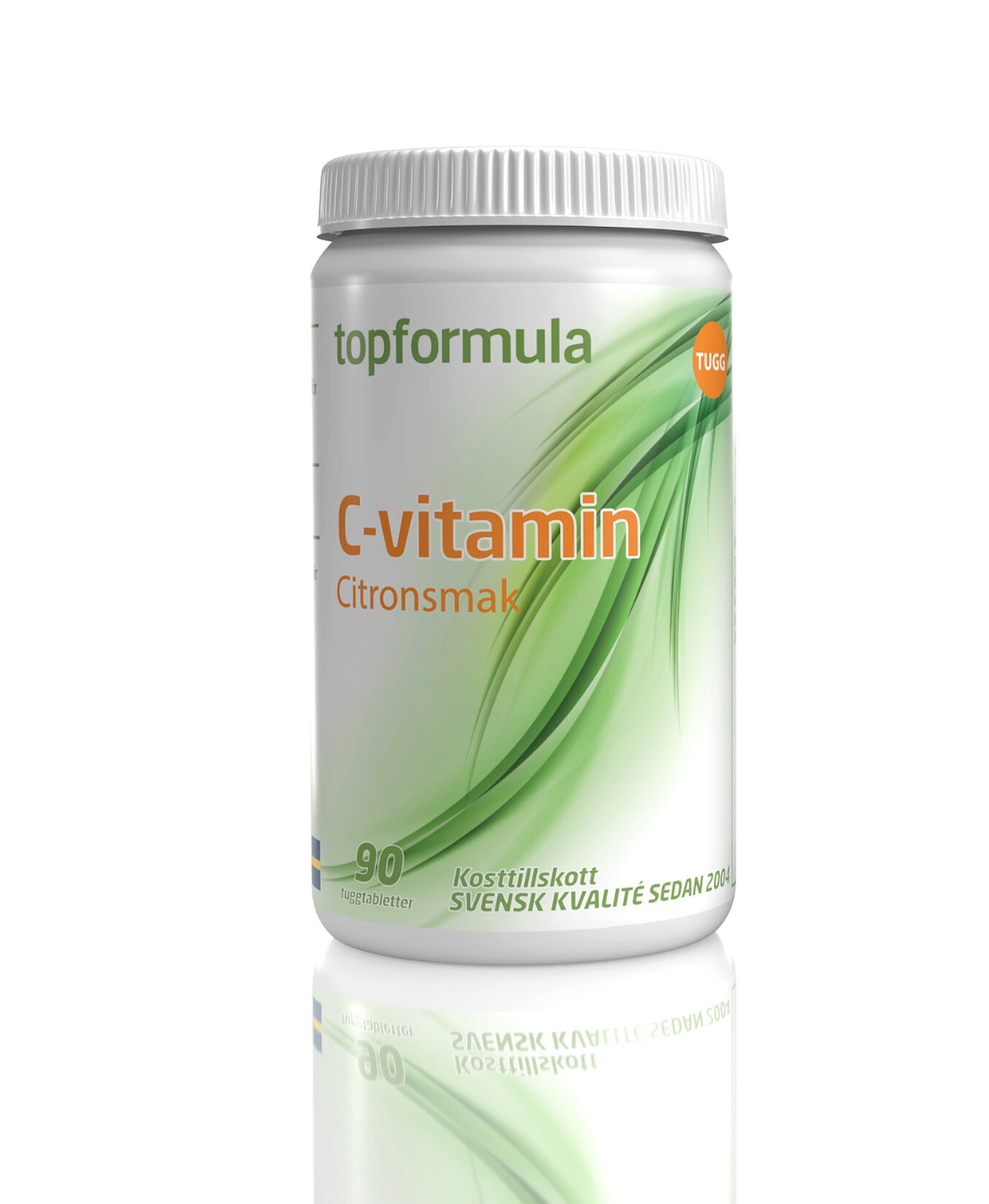 Topformula | C-vitamin Tugg | 200 mg | 90 tabletter