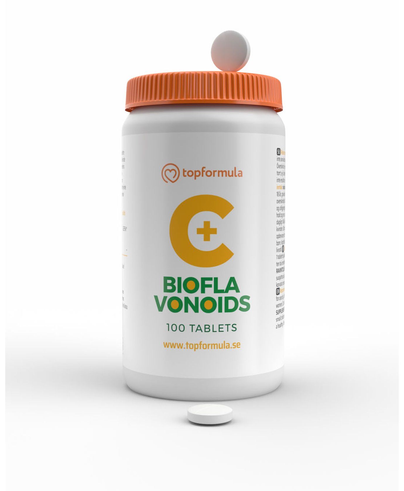 Topformula | Vitamin C + Bioflavonoider | 100 tabletter